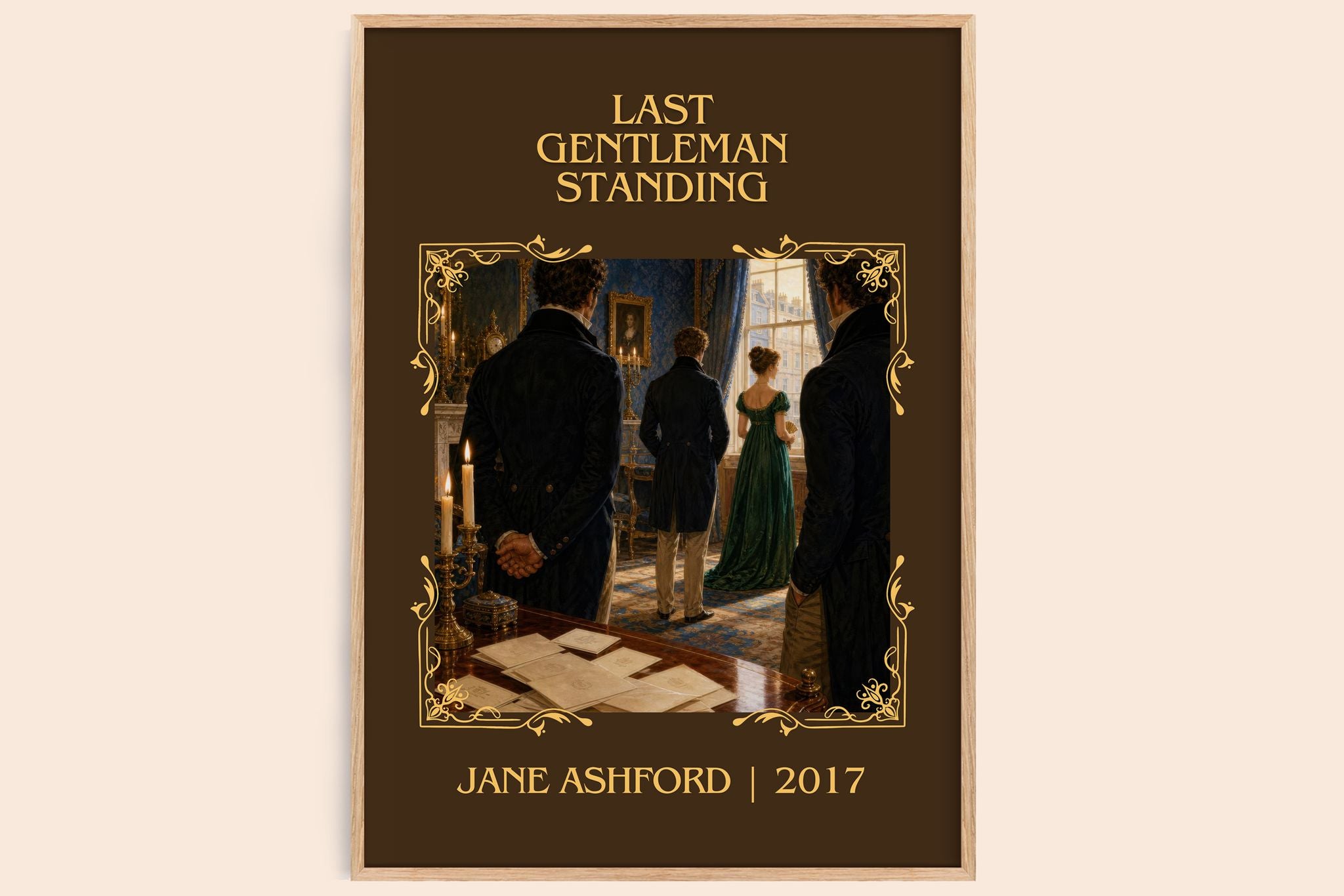 Last Gentleman Standing Classic Book Art Print by Jane Ashford