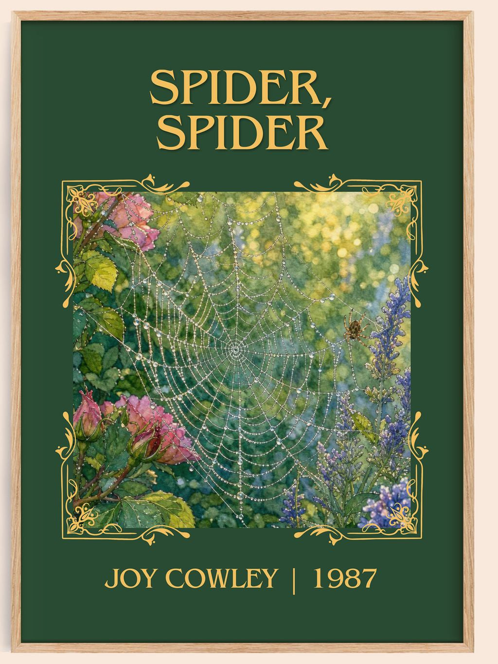 Spider, Spider Classic Book Art Print by Joy Cowley – book poster
