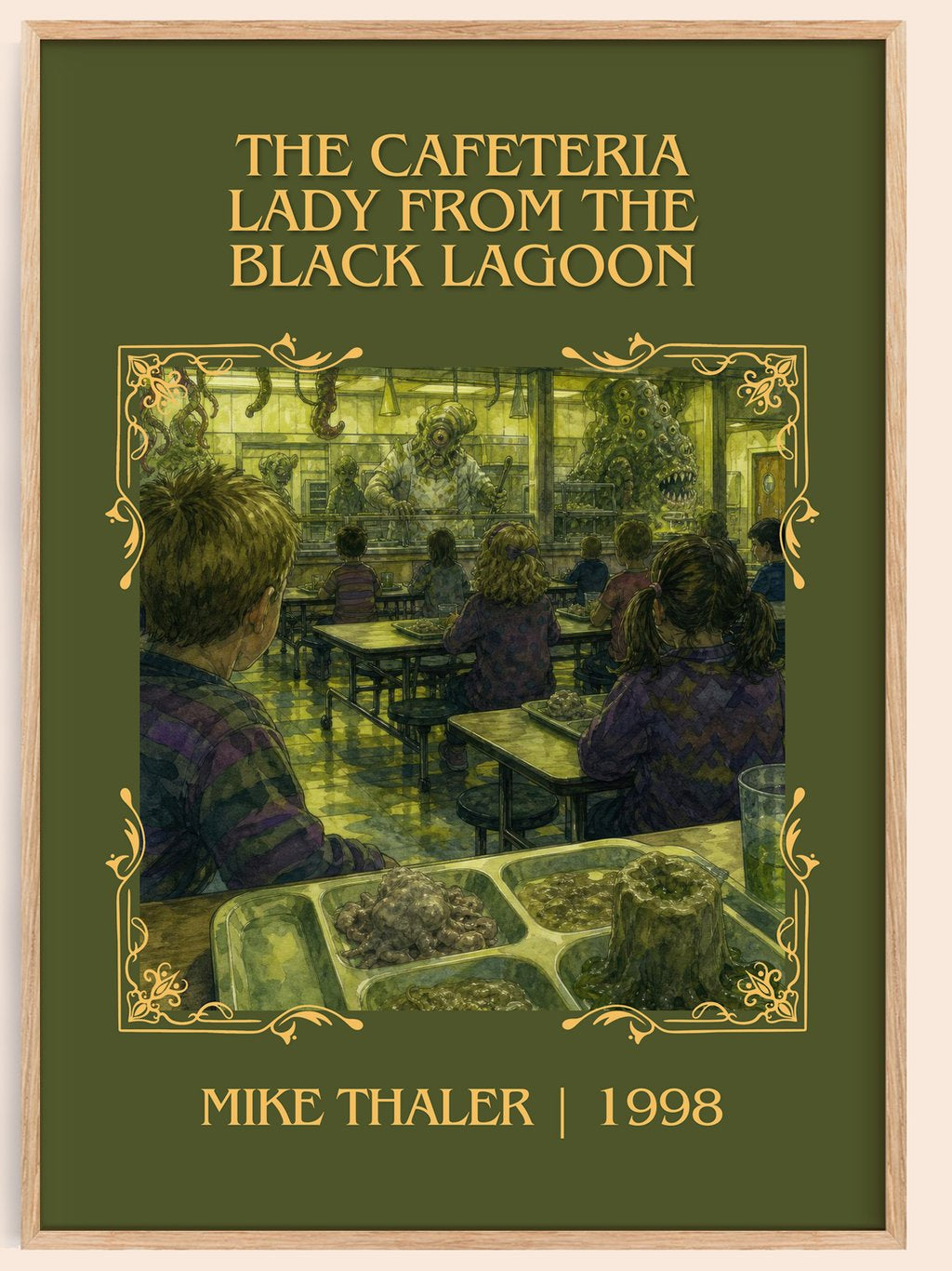 The cafeteria lady from the black lagoon Classic Book Art Print by Mike Thaler – book poster