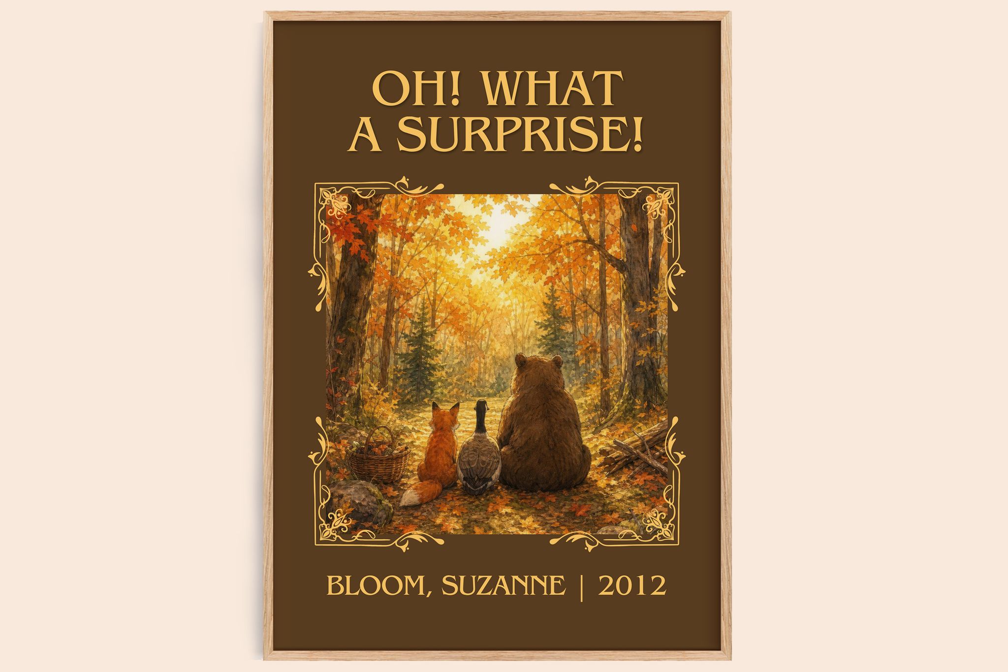 Oh! What a surprise! Classic Book Art Print by Bloom, Suzanne