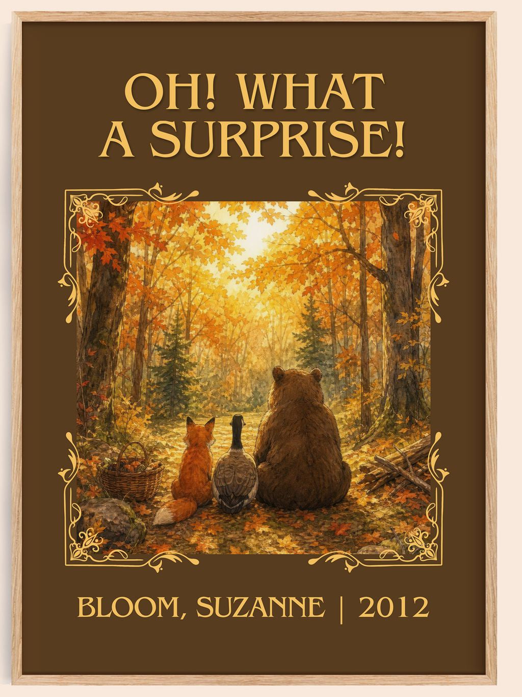 Oh! What a surprise! Classic Book Art Print by Bloom, Suzanne – book poster