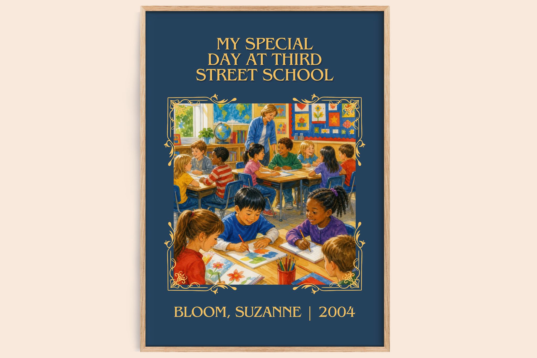 My Special Day at Third Street School Classic Book Art Print by Bloom, Suzanne