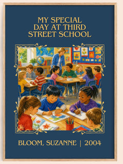 My Special Day at Third Street School Classic Book Art Print by Bloom, Suzanne – book poster