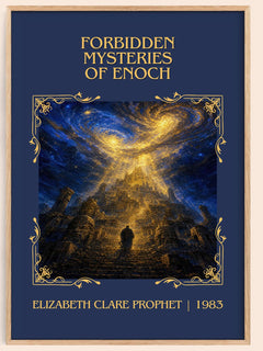 Forbidden mysteries of Enoch Classic Book Art Print by E. Prophet – book poster