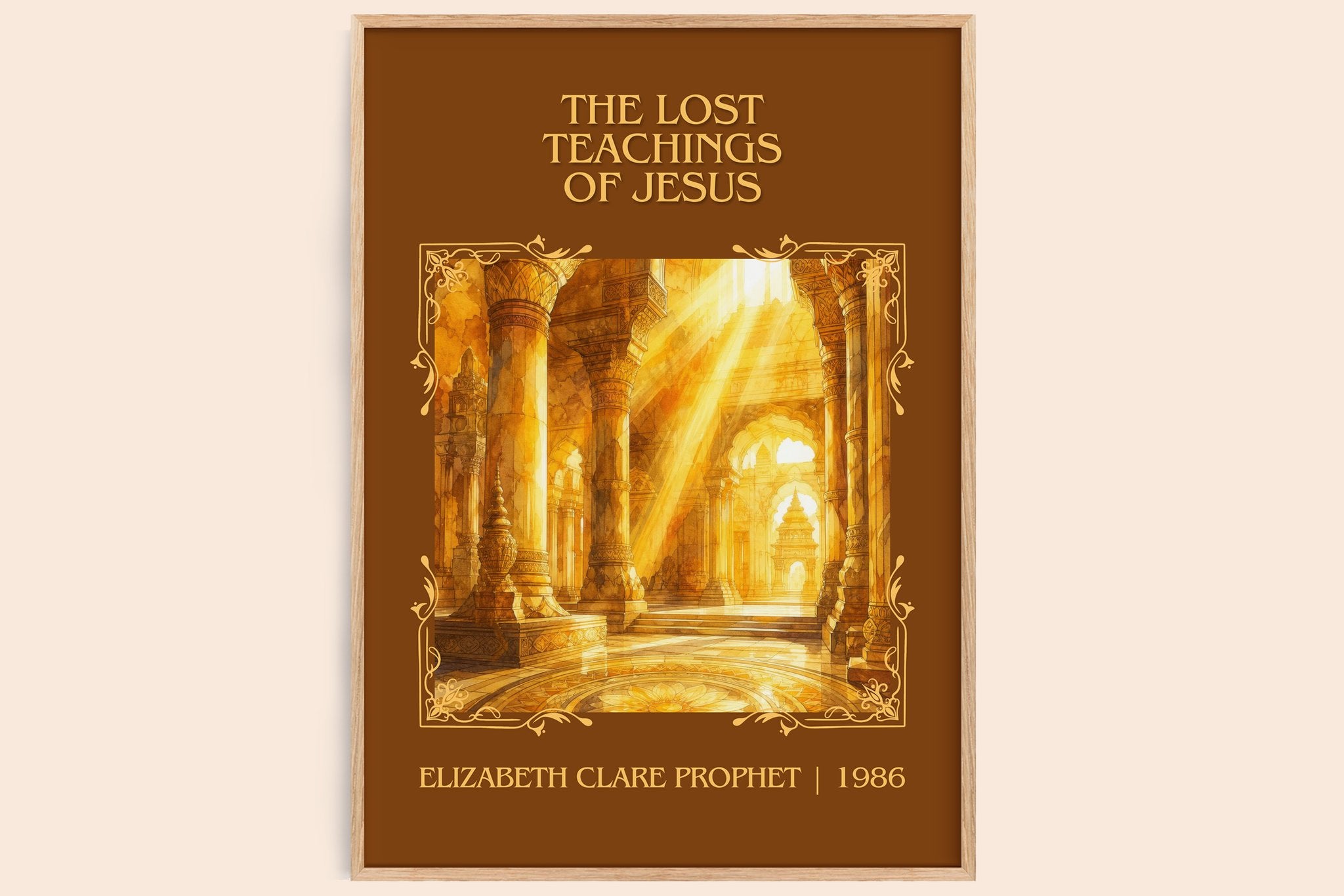 lost teachings of Jesus Classic Book Art Print by E. Prophet
