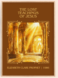 lost teachings of Jesus Classic Book Art Print by E. Prophet – book poster