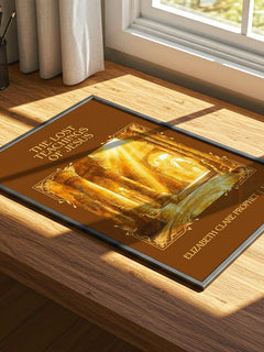 lost teachings of Jesus Classic Book Art Print by E. Prophet – print on a sunlit desk