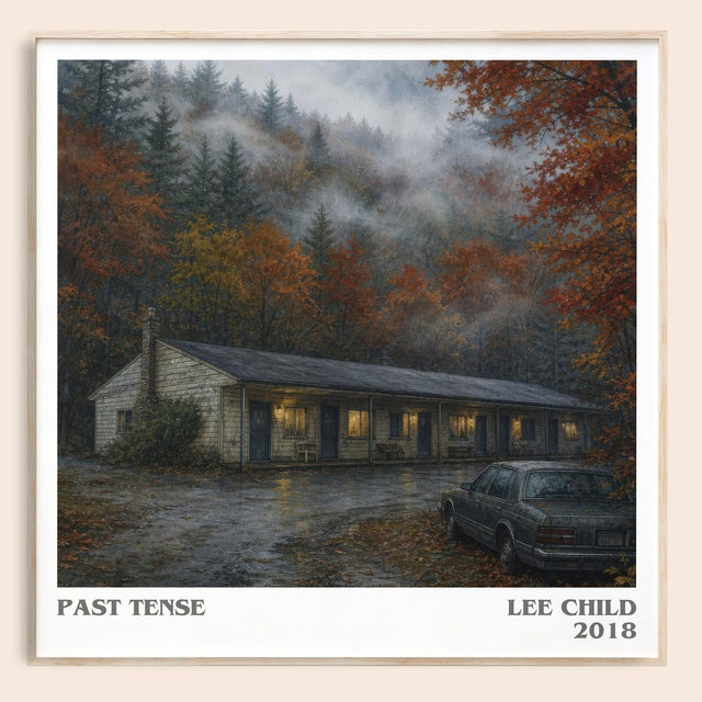 Past Tense Literary Art Print by Lee Child