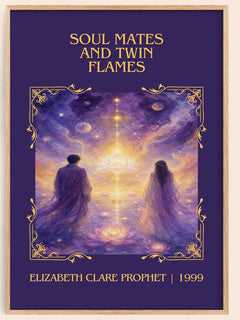 Soul Mates and Twin Flames Classic Book Art Print by E. Prophet – book poster