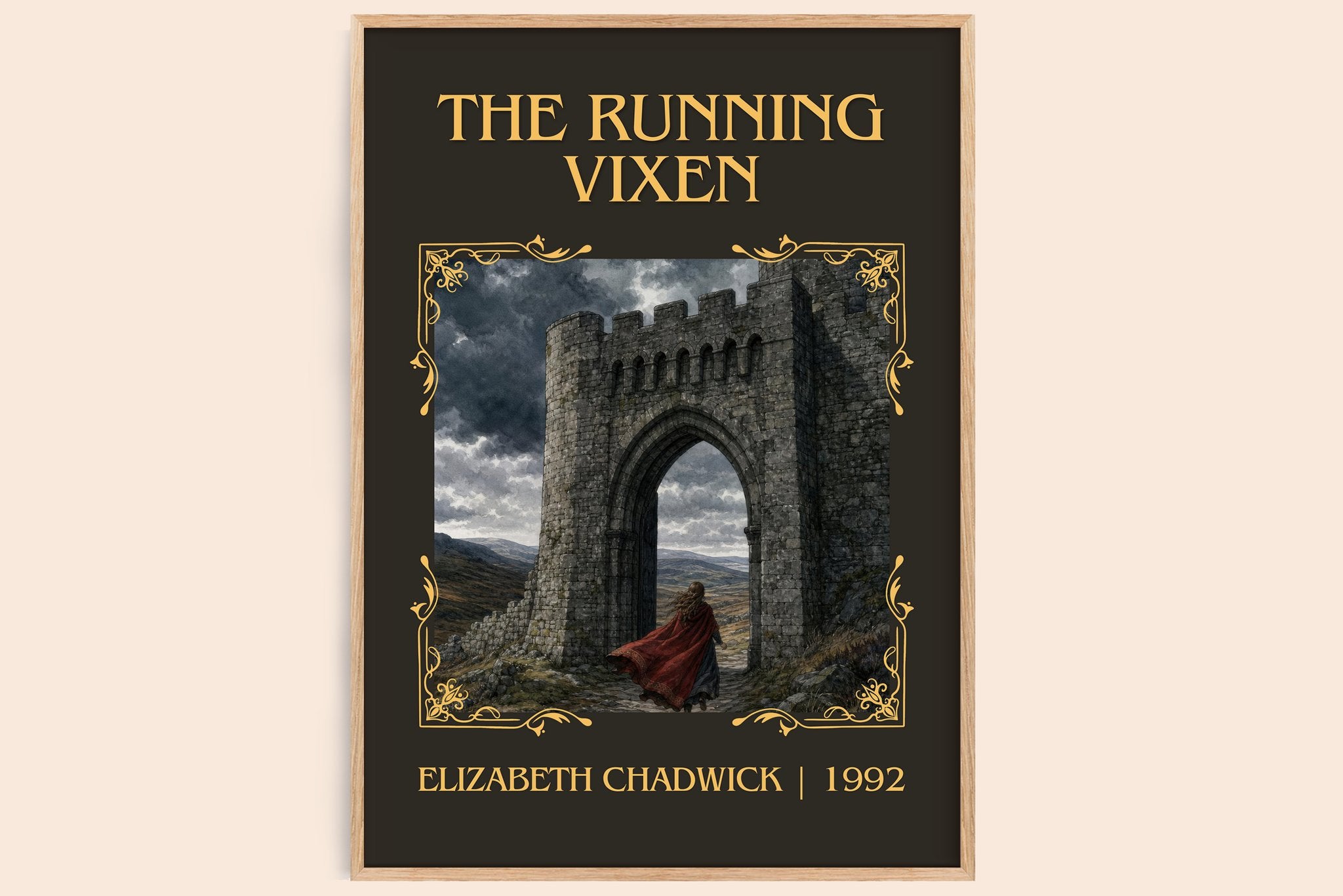 The running vixen Classic Book Art Print by Elizabeth Chadwick