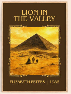Lion in the valley Classic Book Art Print by Elizabeth Peters – book poster