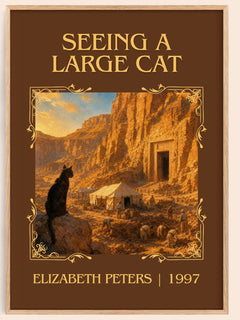 Seeing a large cat Classic Book Art Print by Elizabeth Peters – book poster