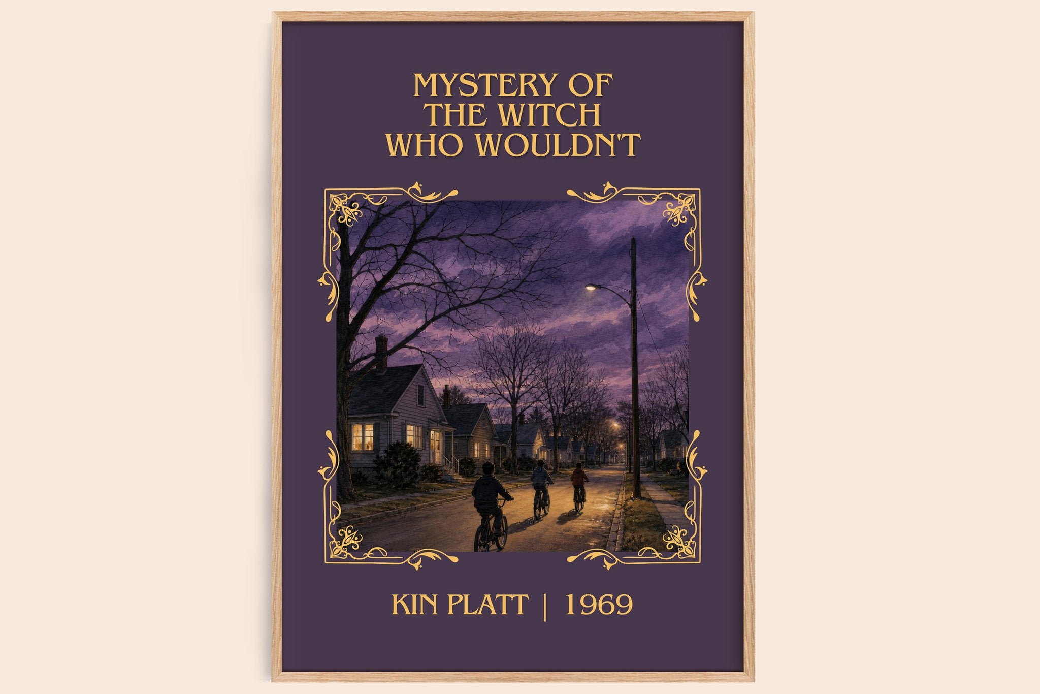 Mystery of the Witch Who Wouldn't Classic Book Art Print by Kin Platt