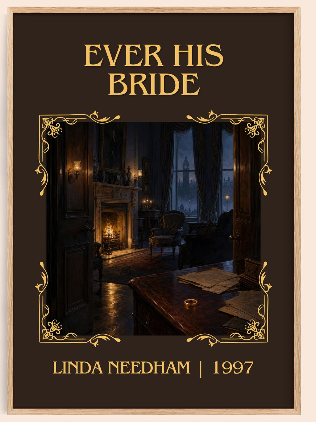 Ever His Bride Classic Book Art Print by Linda Needham – book poster