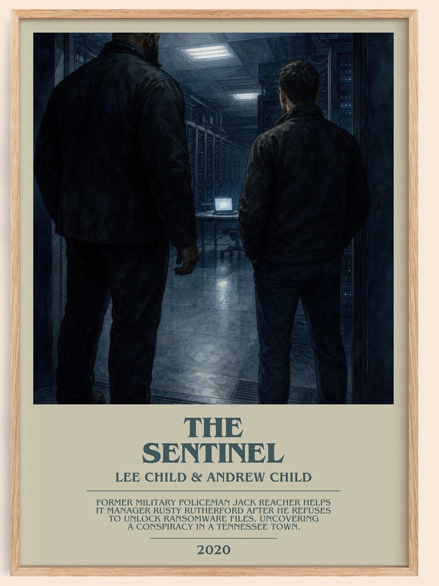 The Sentinel Bookish Wall Art by Lee Child & Andrew Child