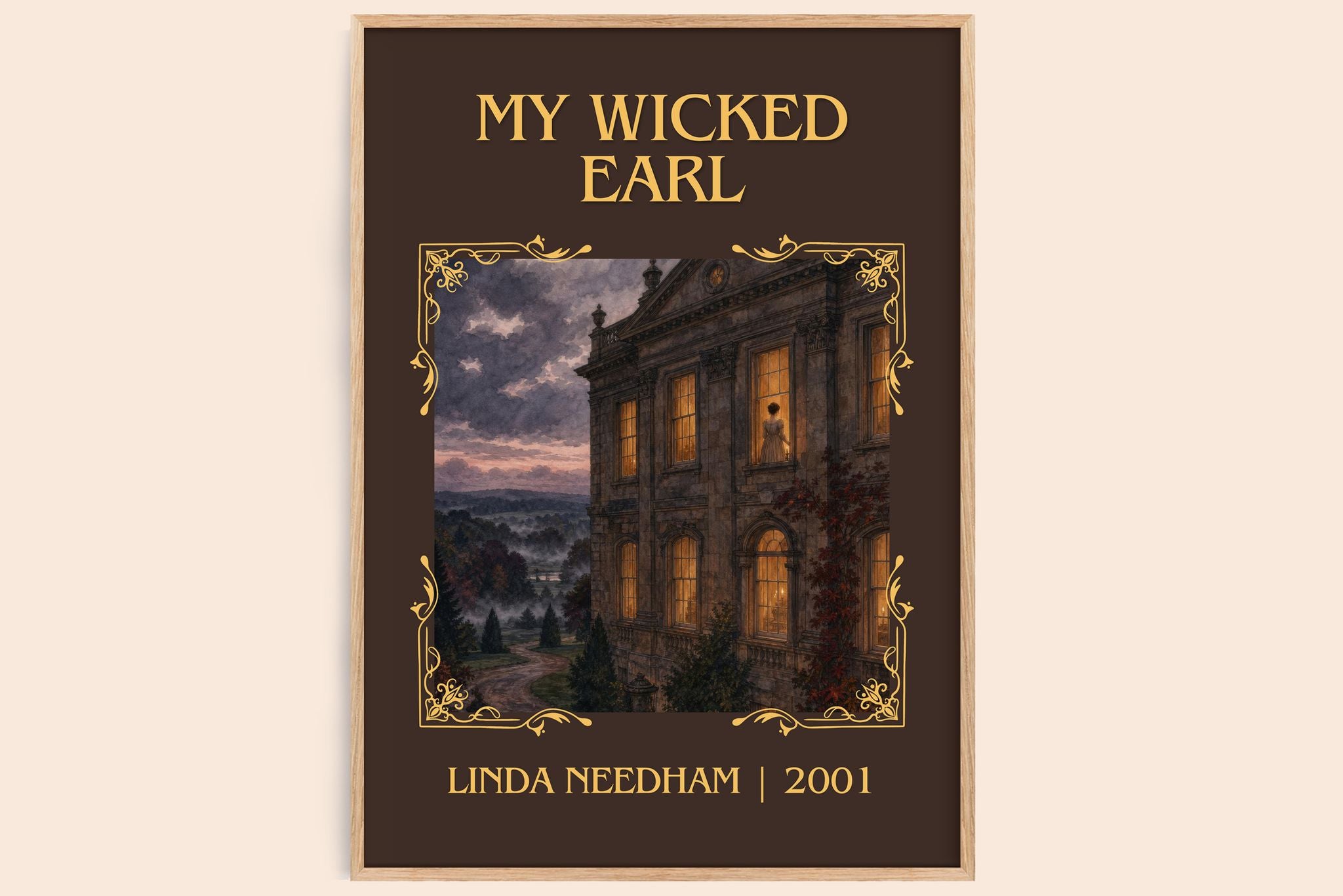 My Wicked Earl Classic Book Art Print by Linda Needham