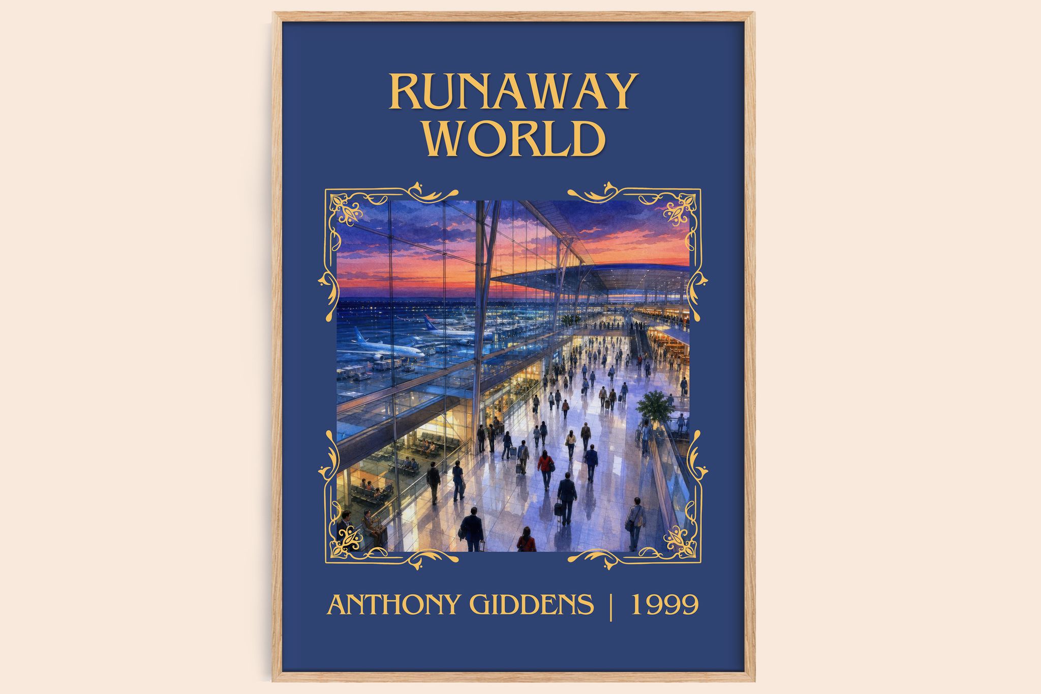 Runaway world Classic Book Art Print by Anthony Giddens