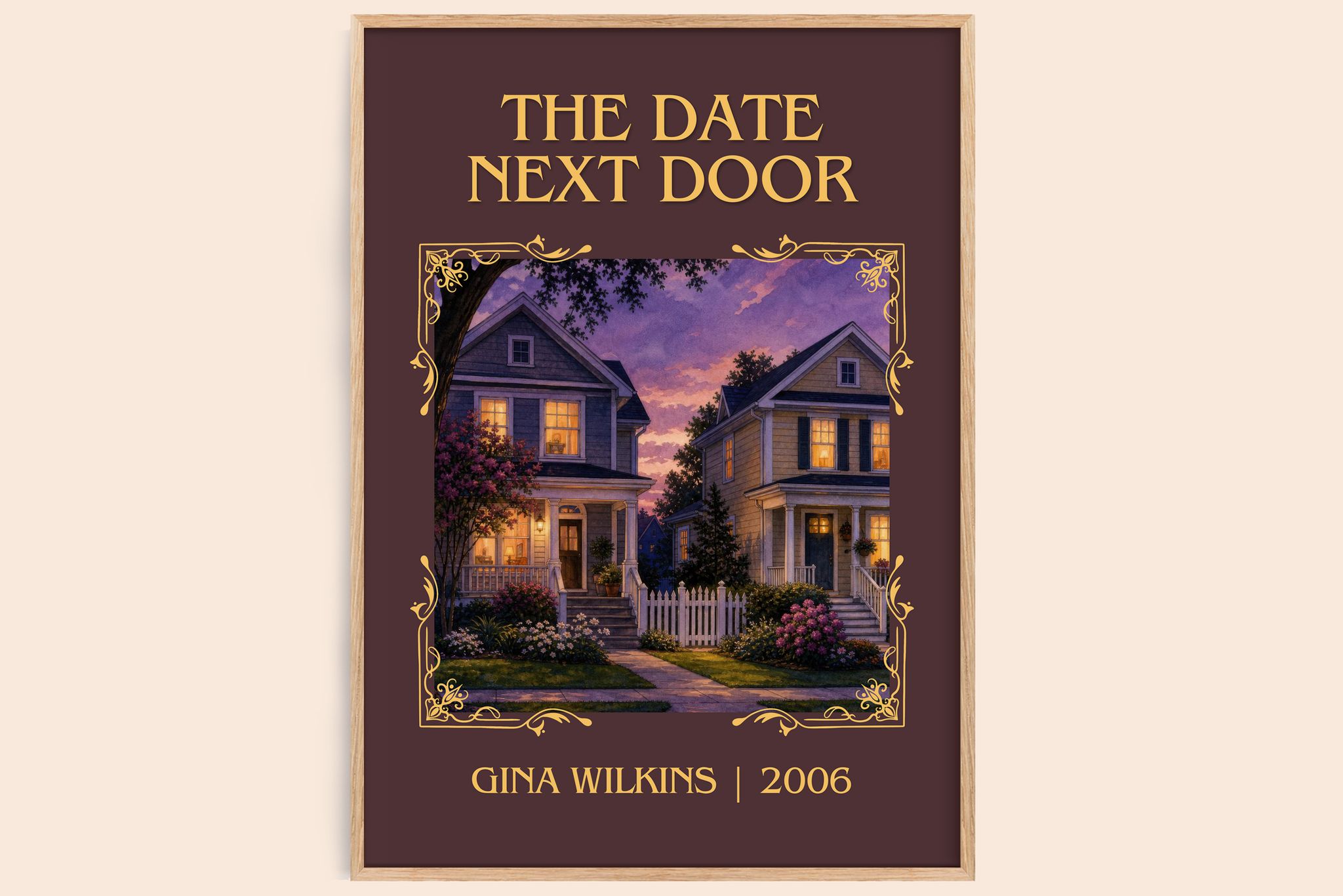 The Date Next Door Classic Book Art Print by Gina Wilkins