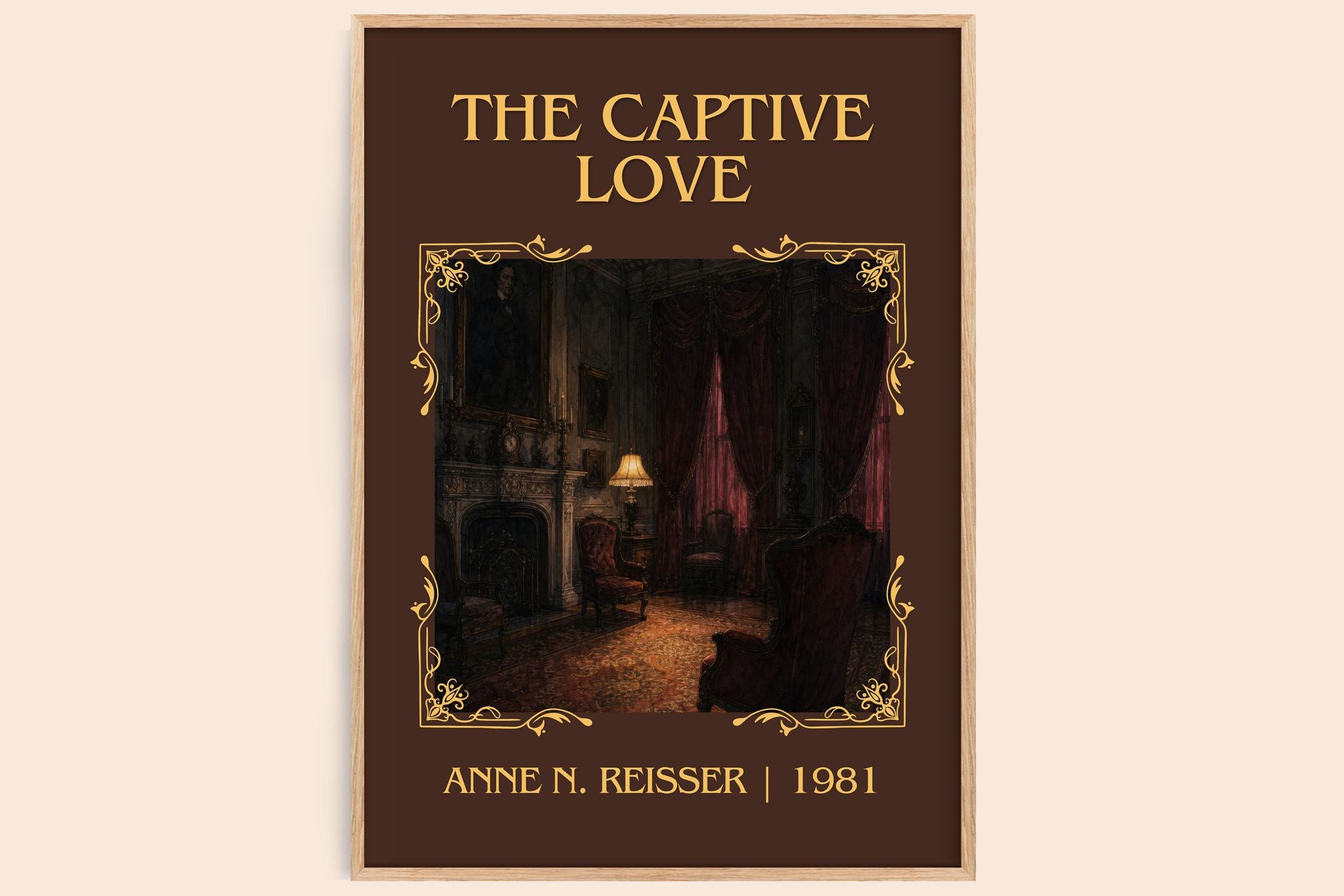 The captive love Classic Book Art Print by Anne N. Reisser