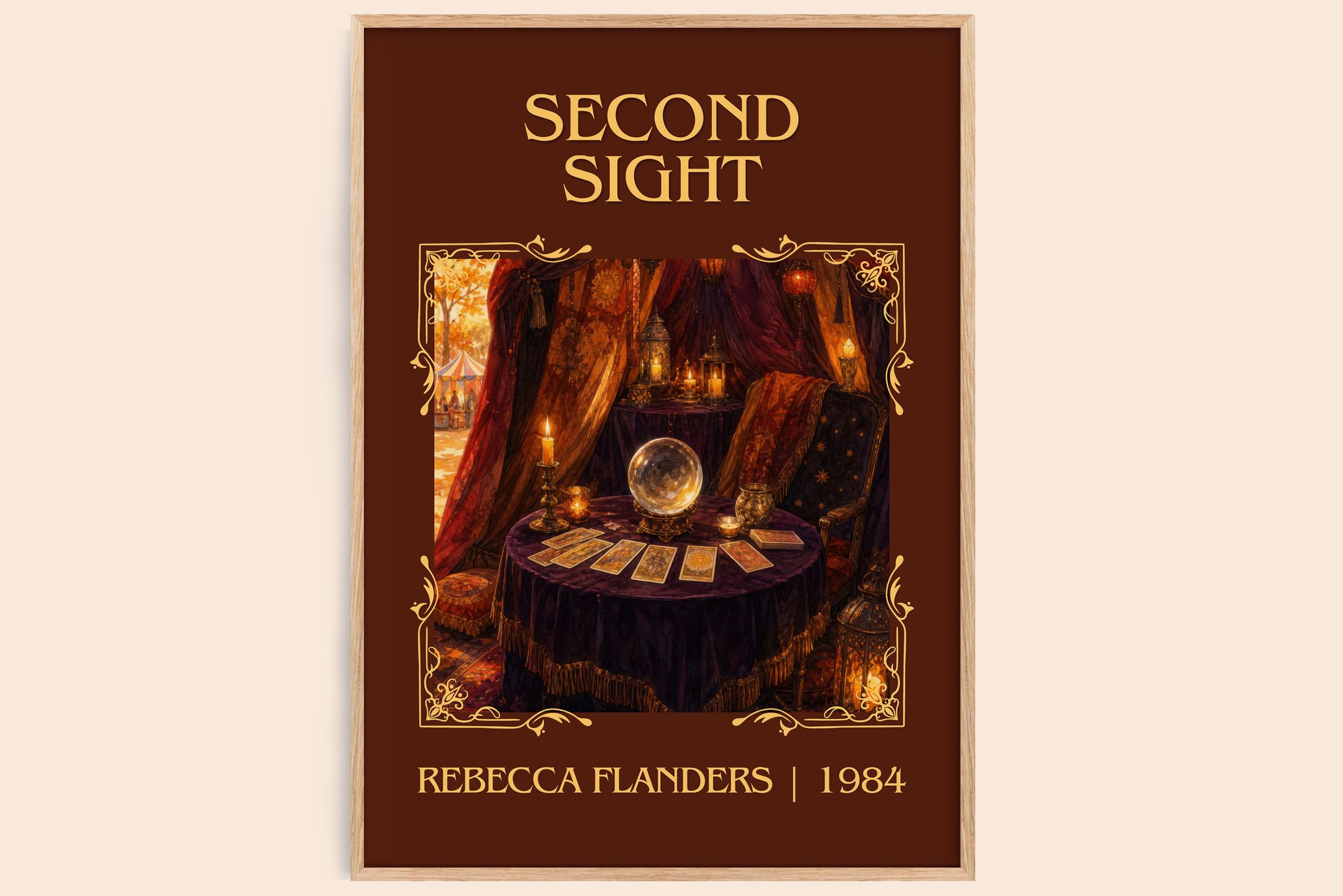 Second Sight Classic Book Art Print by Rebecca Flanders