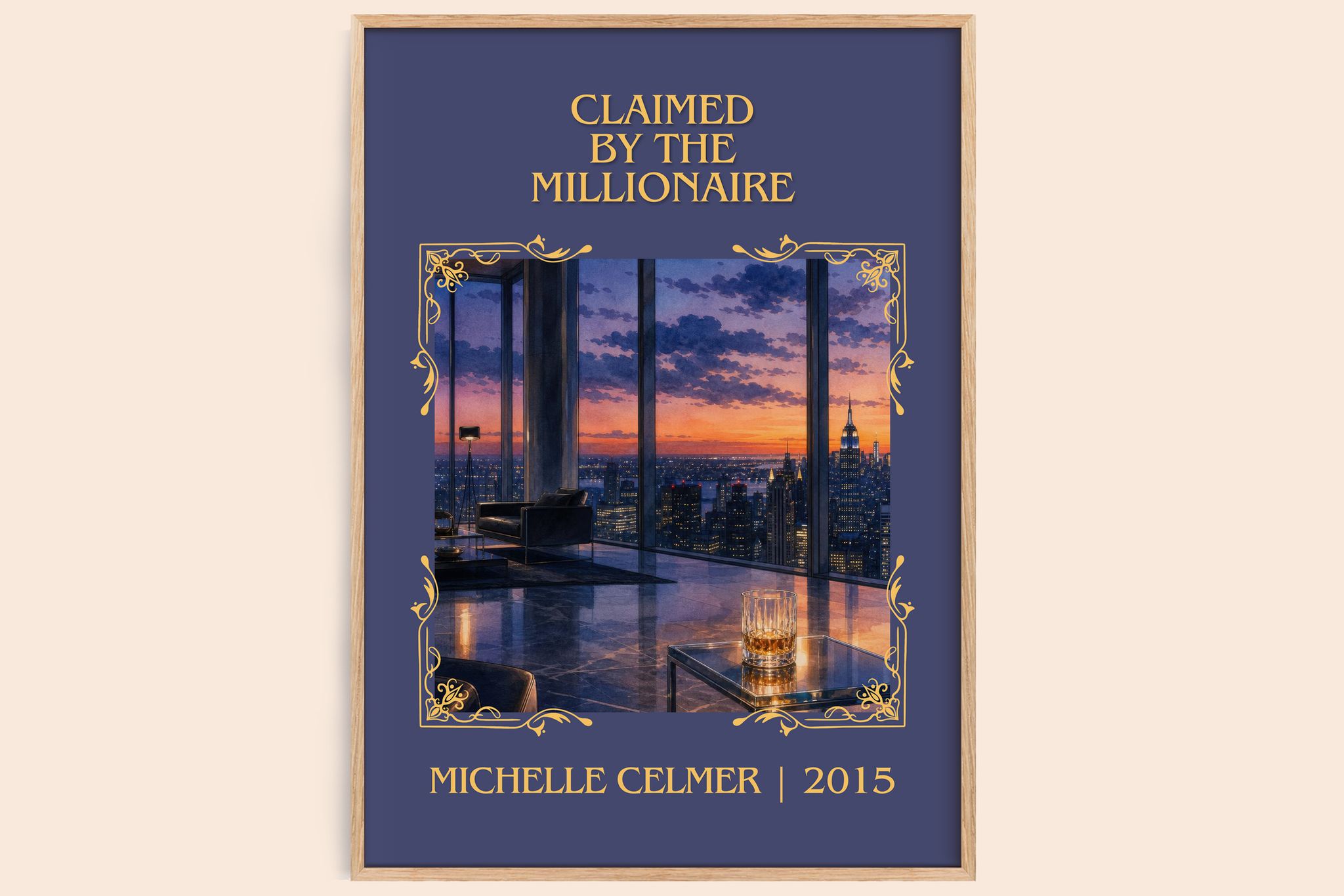Claimed by the Millionaire Classic Book Art Print by Michelle Celmer