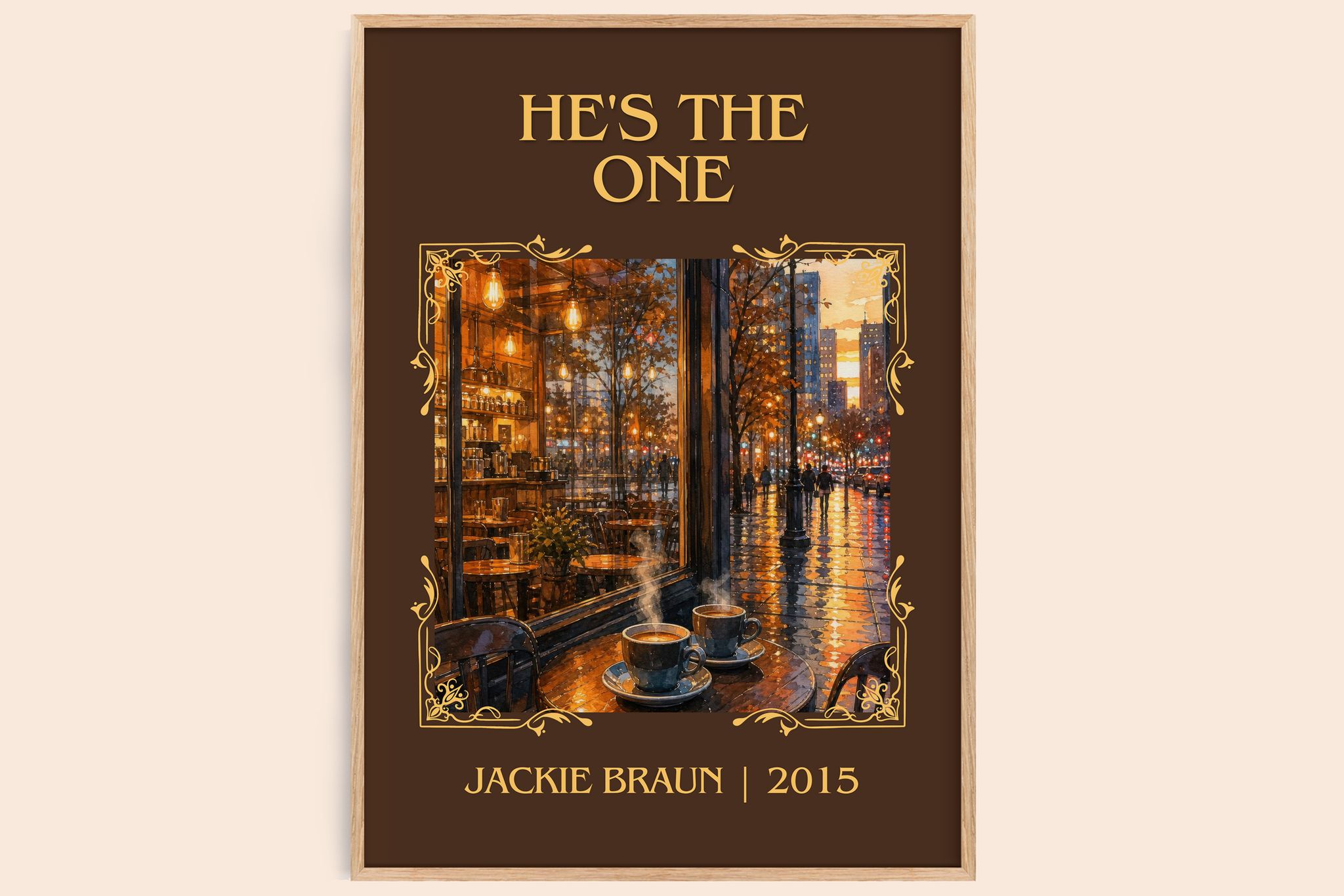 He's the One Classic Book Art Print by Jackie Braun