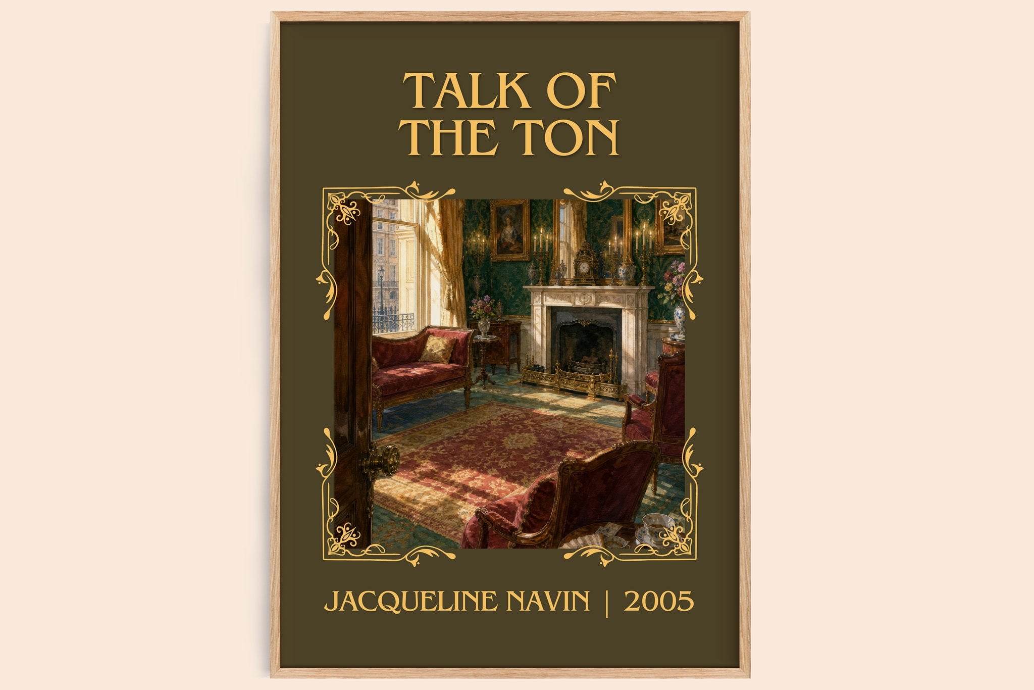 Talk of the Ton Classic Book Art Print by Jacqueline Navin