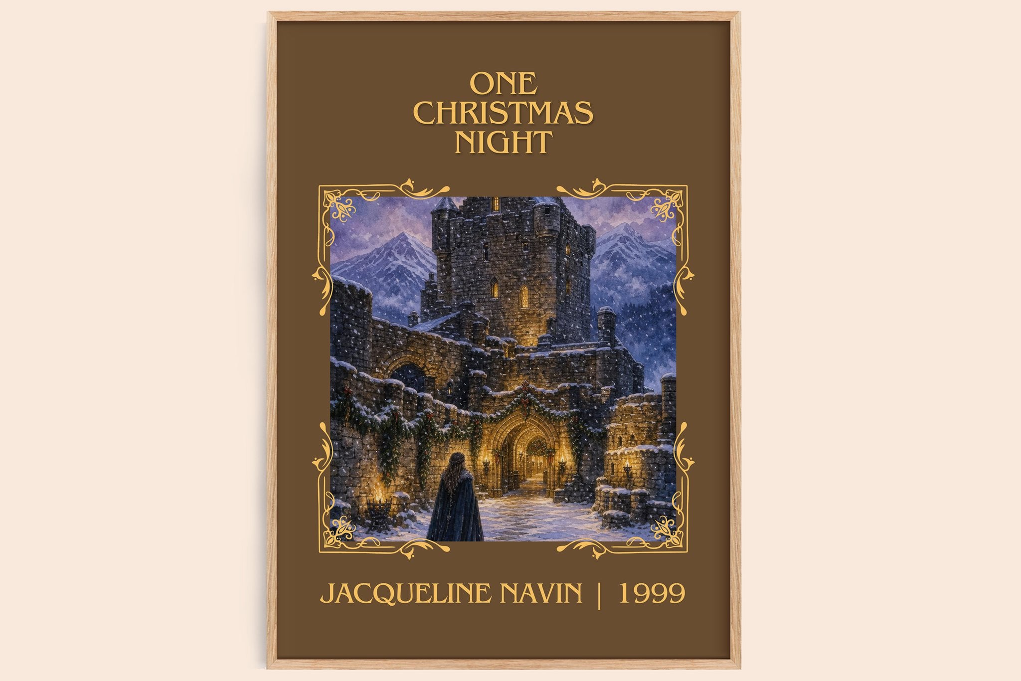 One Christmas Night Classic Book Art Print by Jacqueline Navin