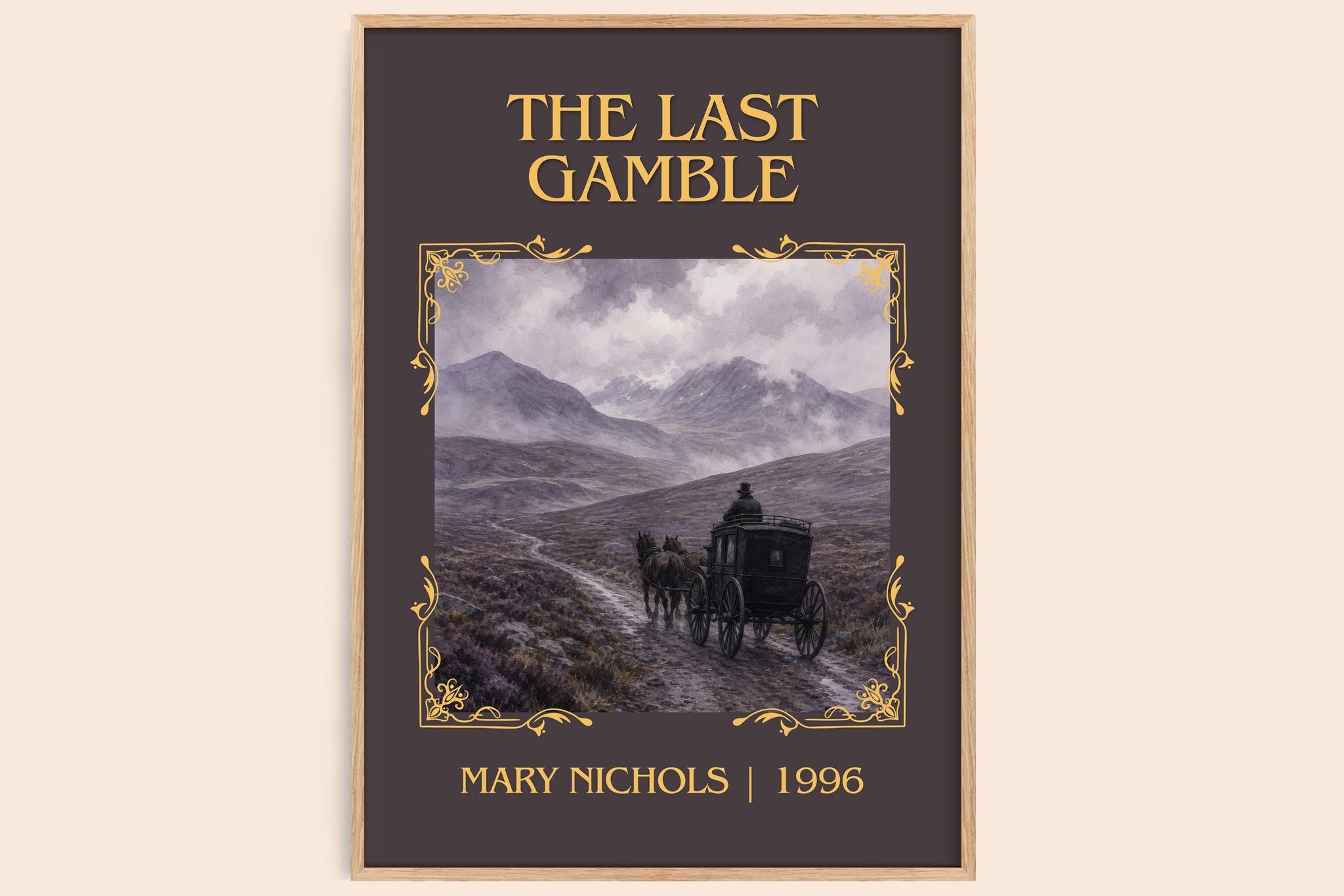 The Last Gamble Classic Book Art Print by Mary Nichols
