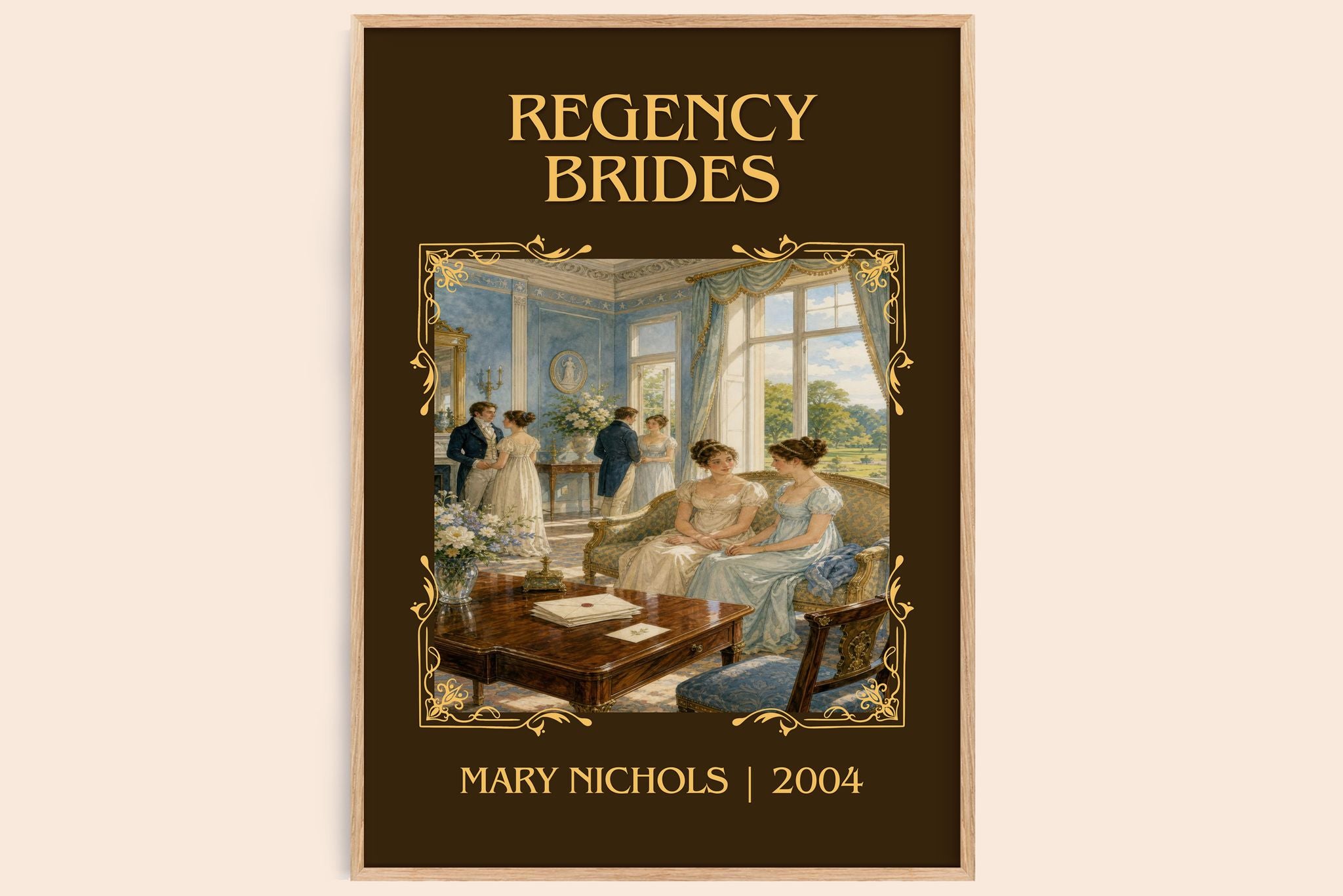 Regency Brides Classic Book Art Print by Mary Nichols