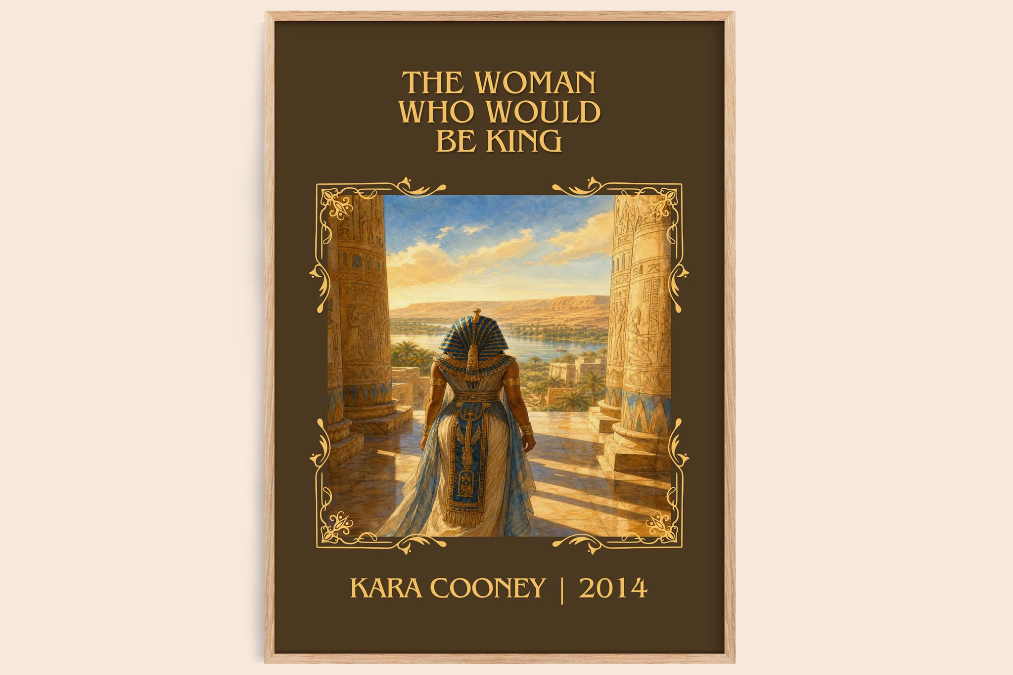 The Woman Who Would Be King Classic Book Art Print by Kara Cooney