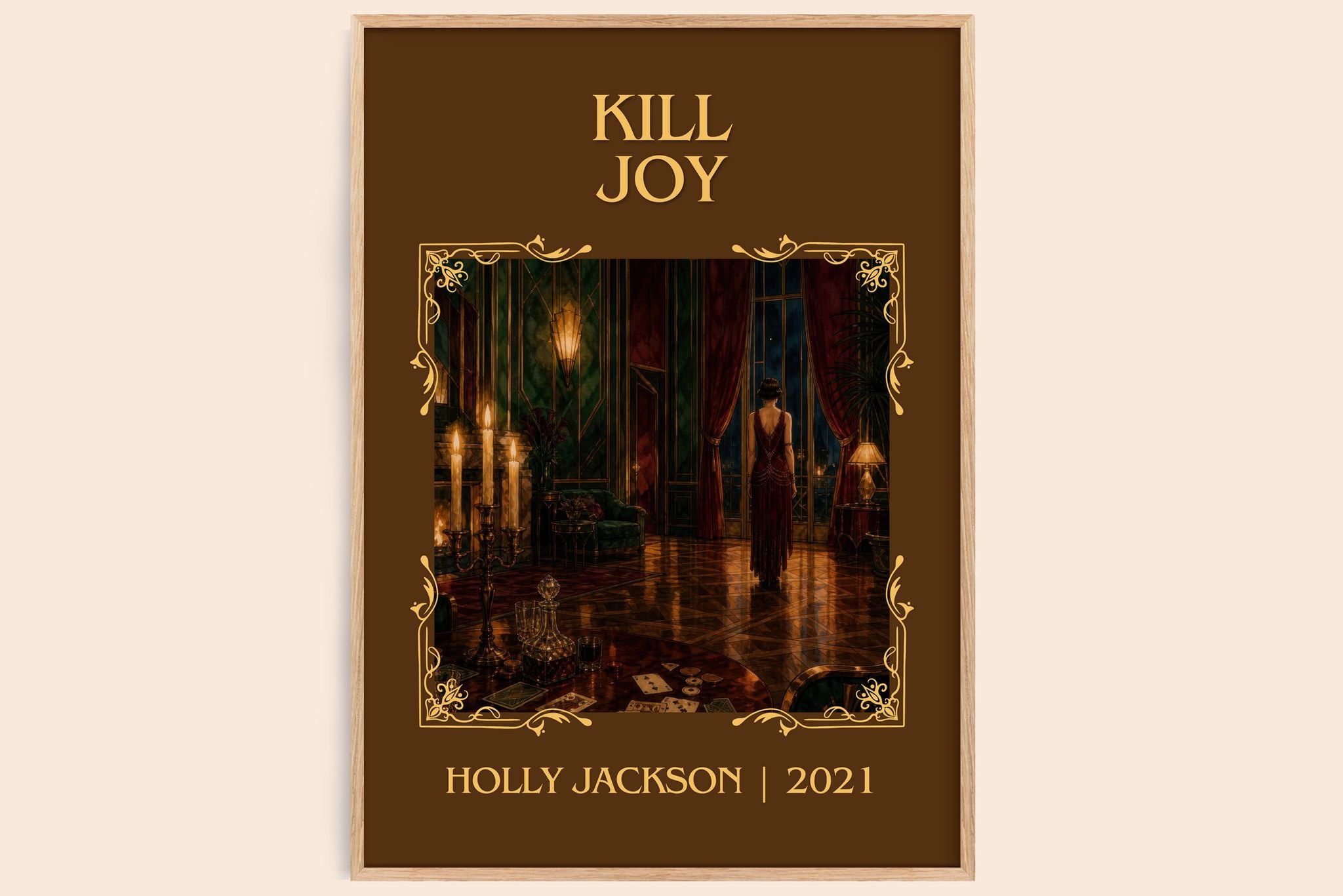 Kill Joy Classic Book Art Print by Holly Jackson