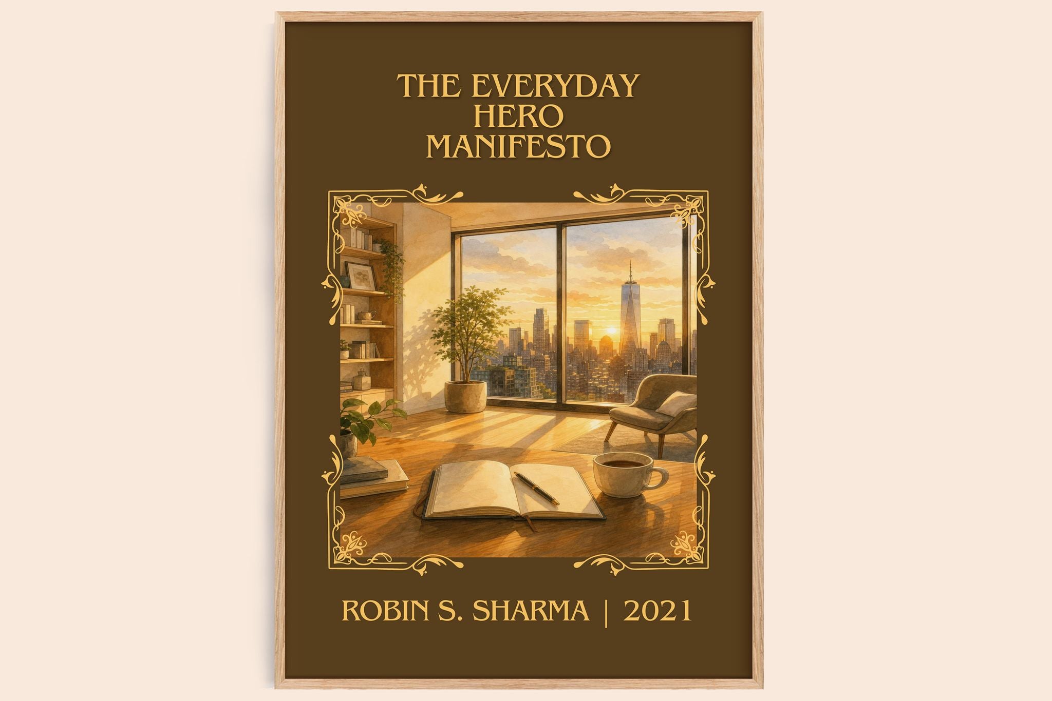 The Everyday Hero Manifesto Classic Book Art Print by Robin S. Sharma