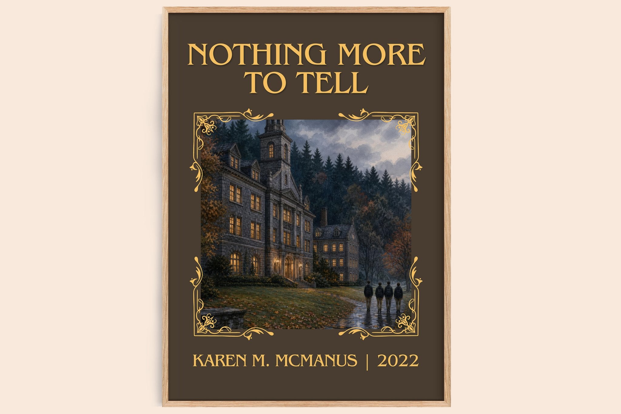 Nothing More to Tell Classic Book Art Print by Karen M. McManus