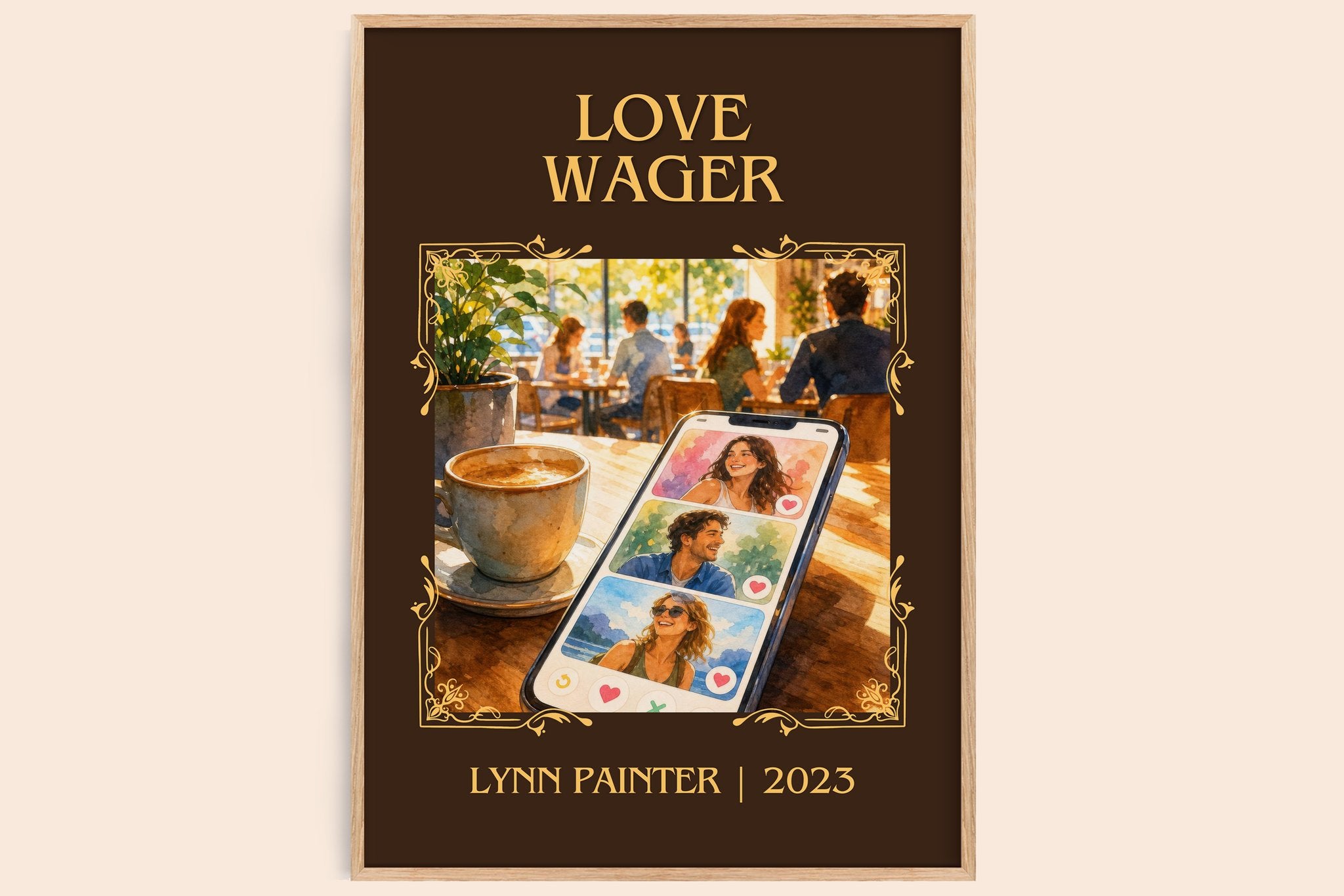 Love Wager Classic Book Art Print by Lynn Painter