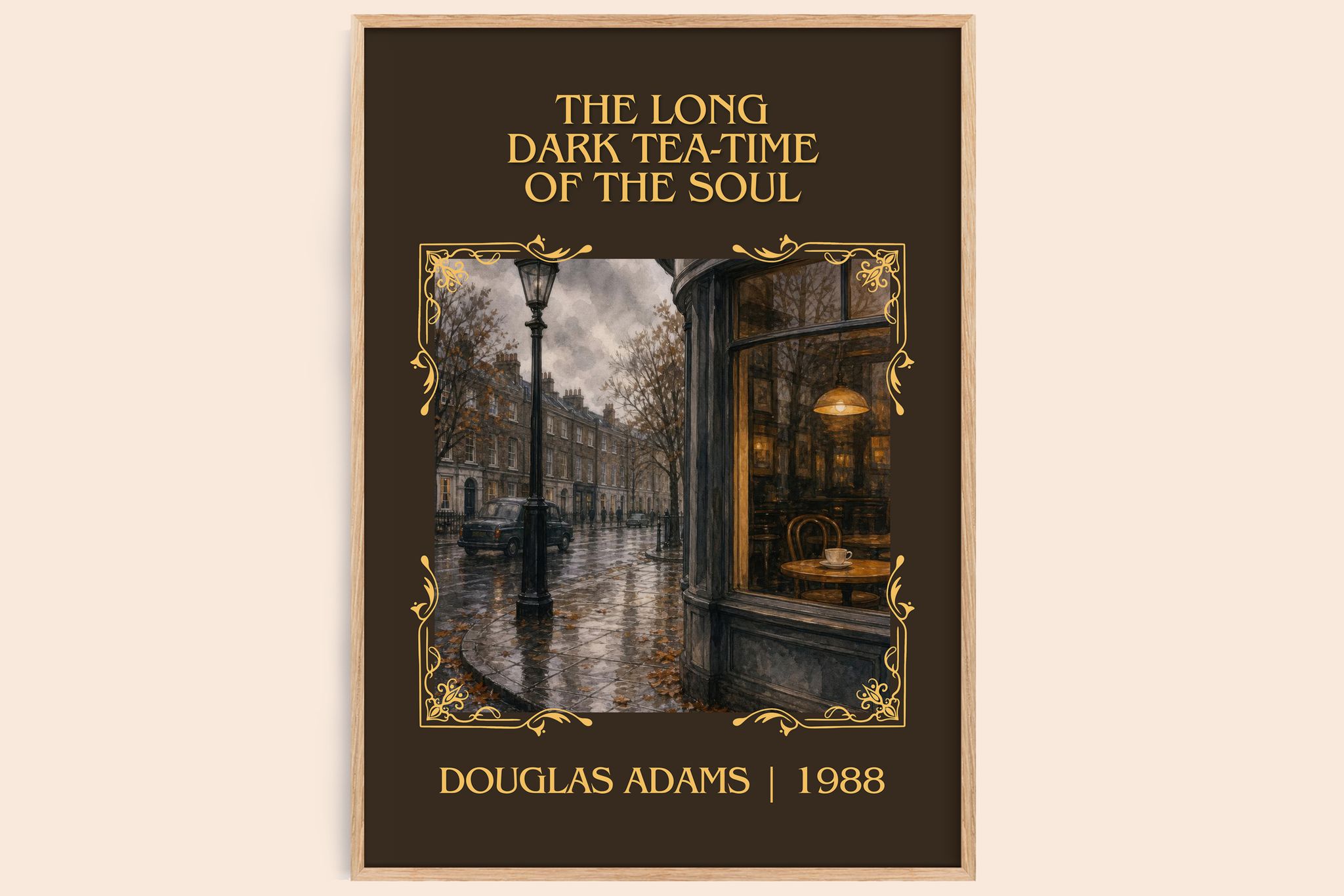 Long Dark Tea-Time of the Soul Classic Book Art Print by Douglas Adams