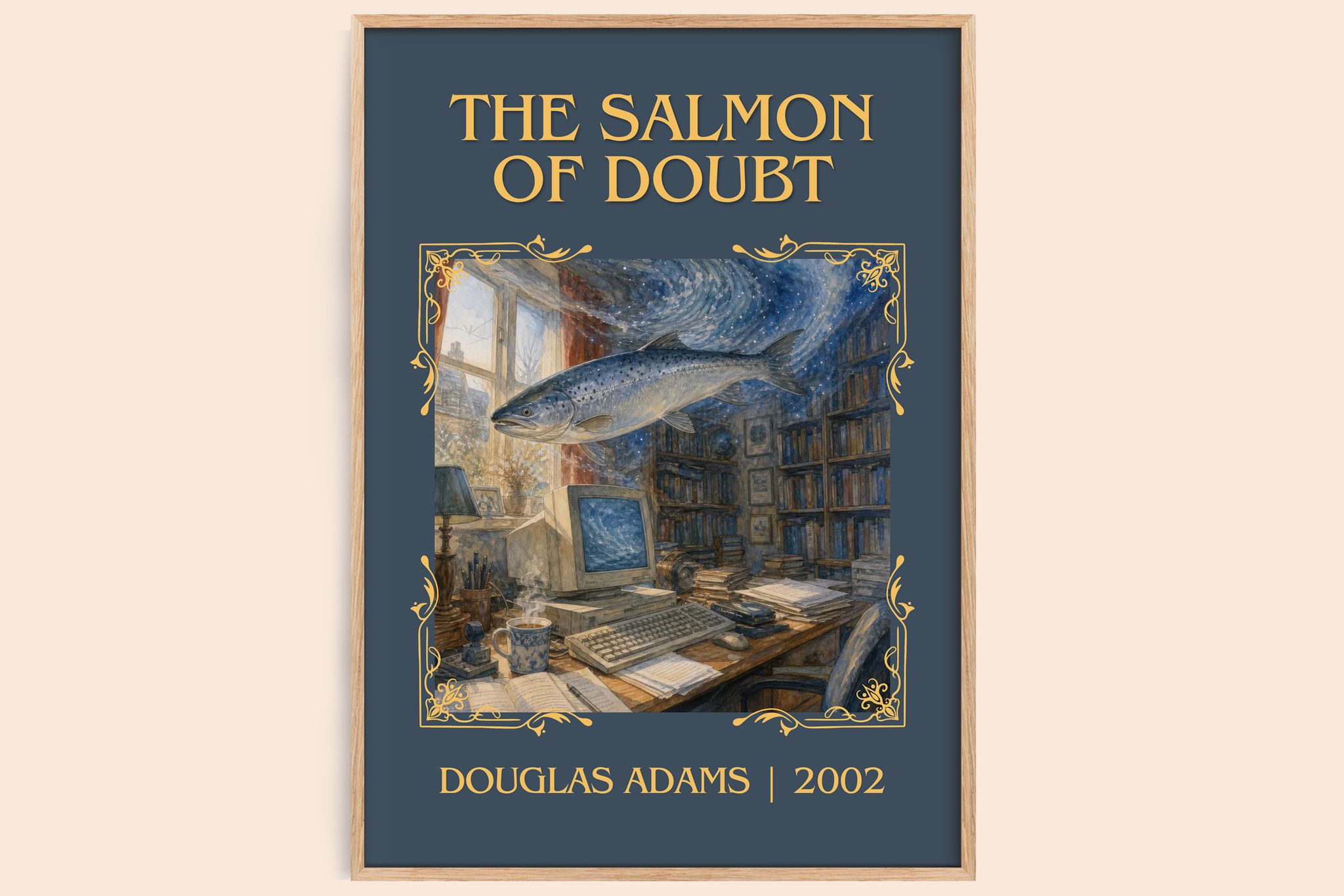 The Salmon of Doubt Classic Book Art Print by Douglas Adams