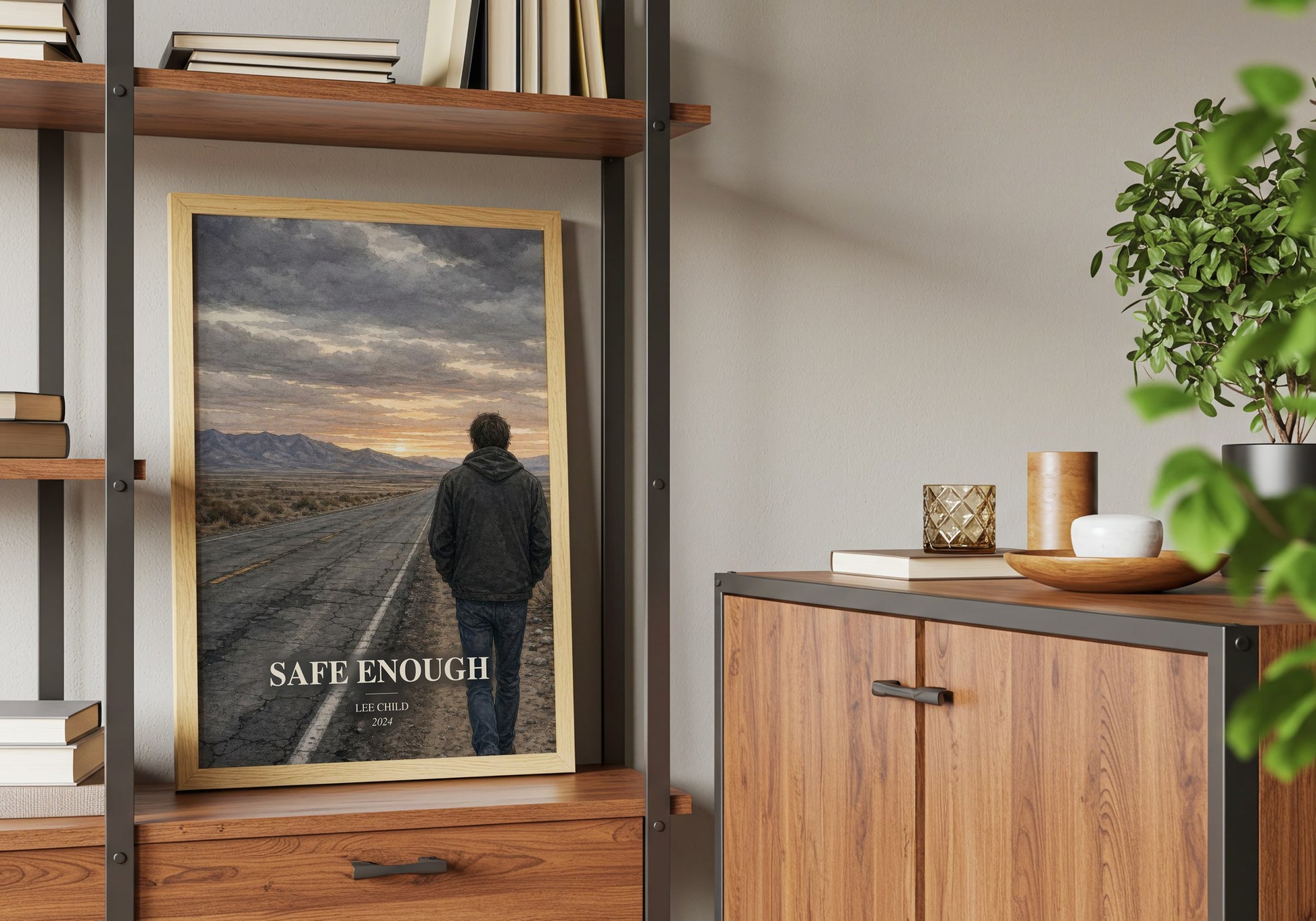 Safe Enough book watercolour illustration paper finish options – matte satin gloss