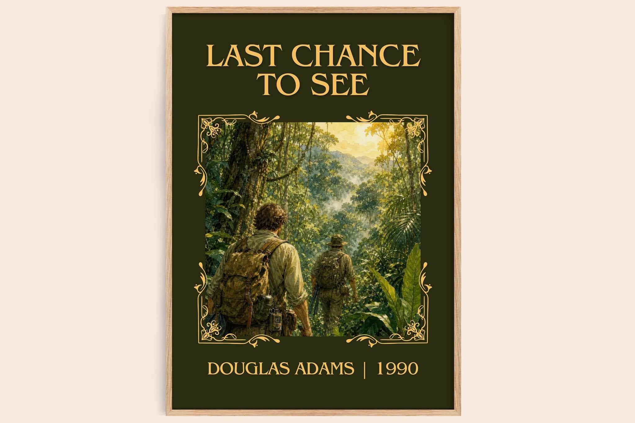 Last Chance to See Classic Book Art Print by Douglas Adams