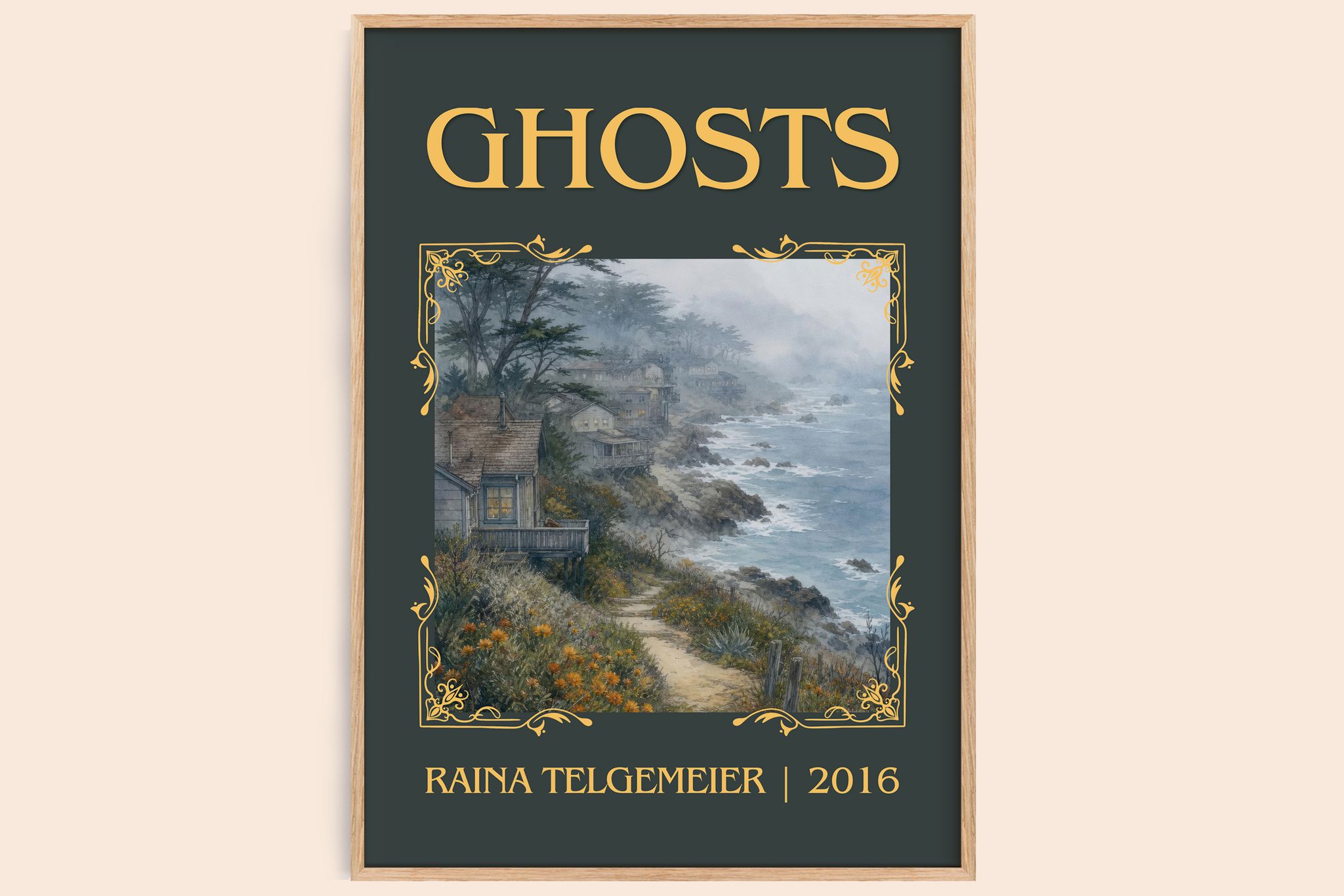 Ghosts Classic Book Art Print by Raina Telgemeier