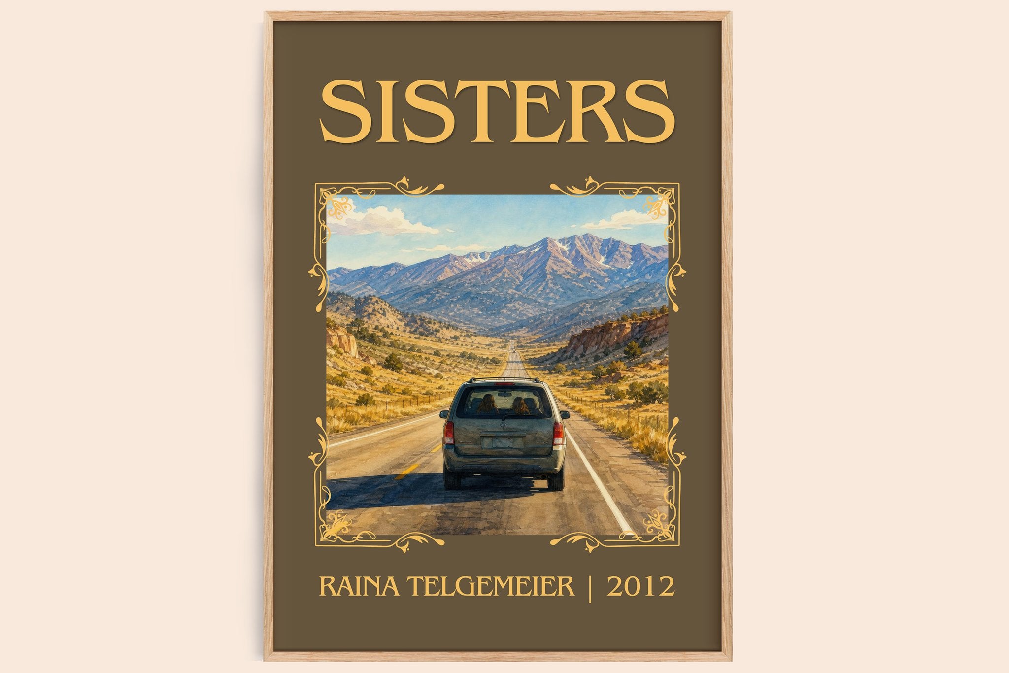 Sisters Classic Book Art Print by Raina Telgemeier