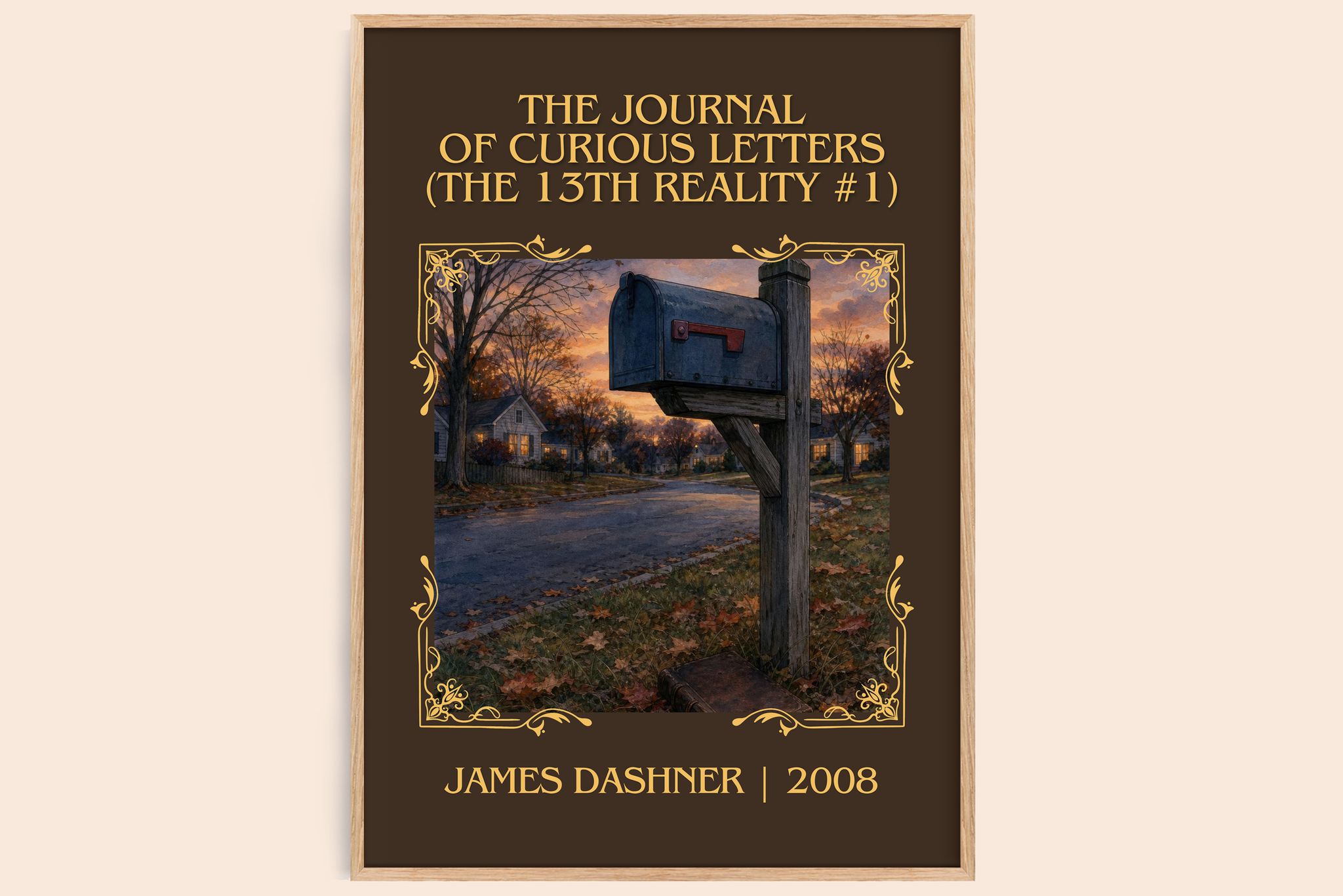 The Journal of Curious Letters (The 13th Reality #1) Classic Book Art Print by James Dashner