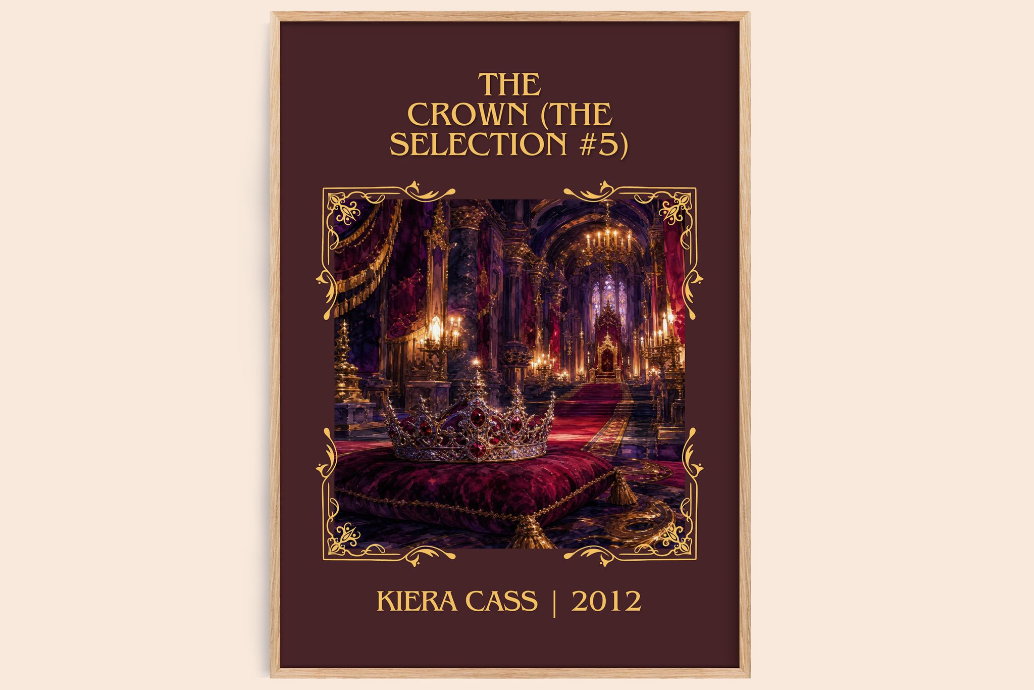 The Crown (The Selection #5) Classic Book Art Print by Kiera Cass