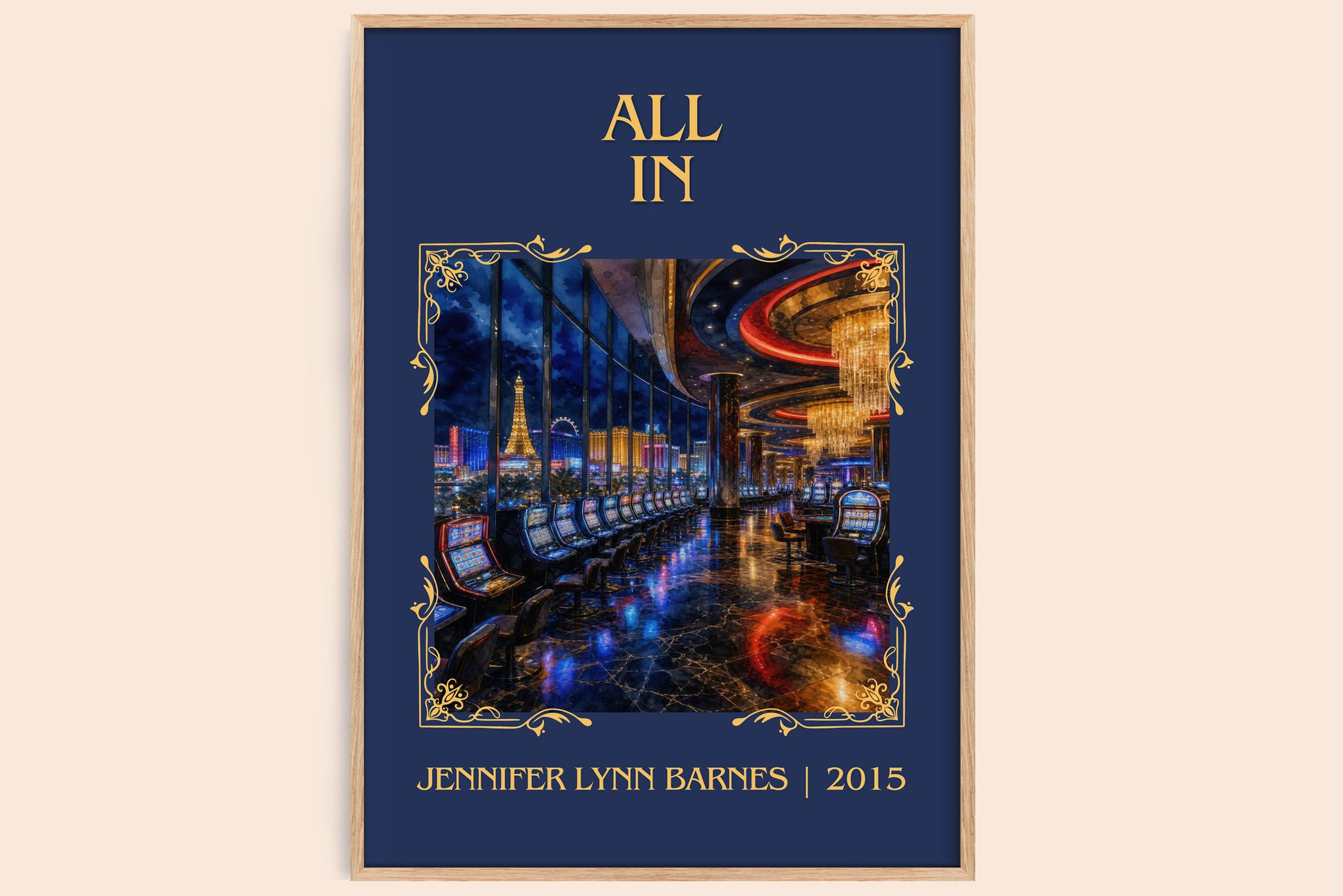 All In Classic Book Art Print by Jennifer Lynn Barnes