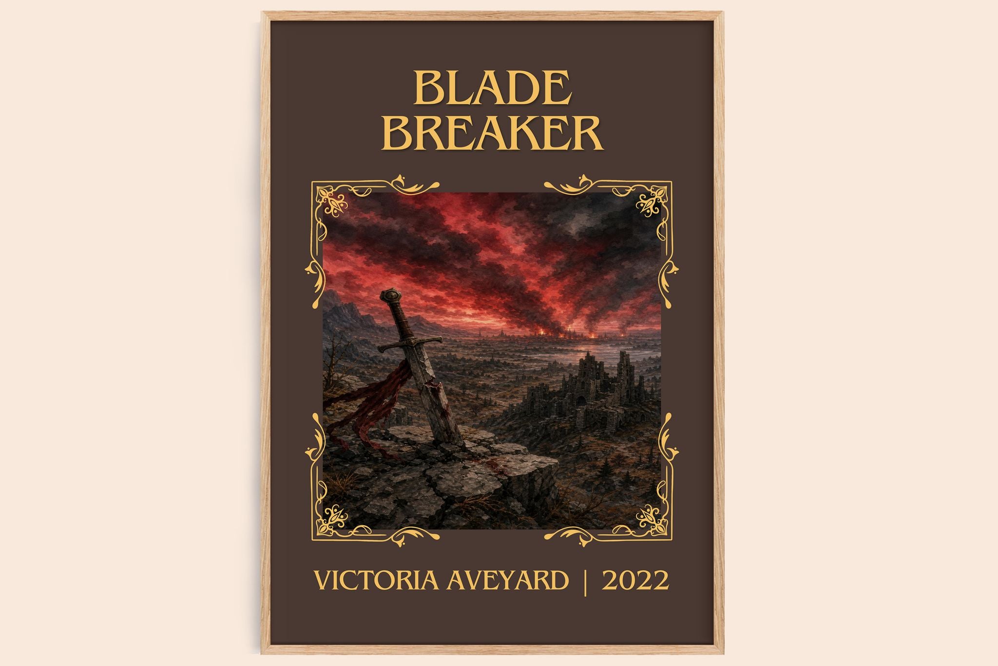 Blade Breaker Classic Book Art Print by Victoria Aveyard