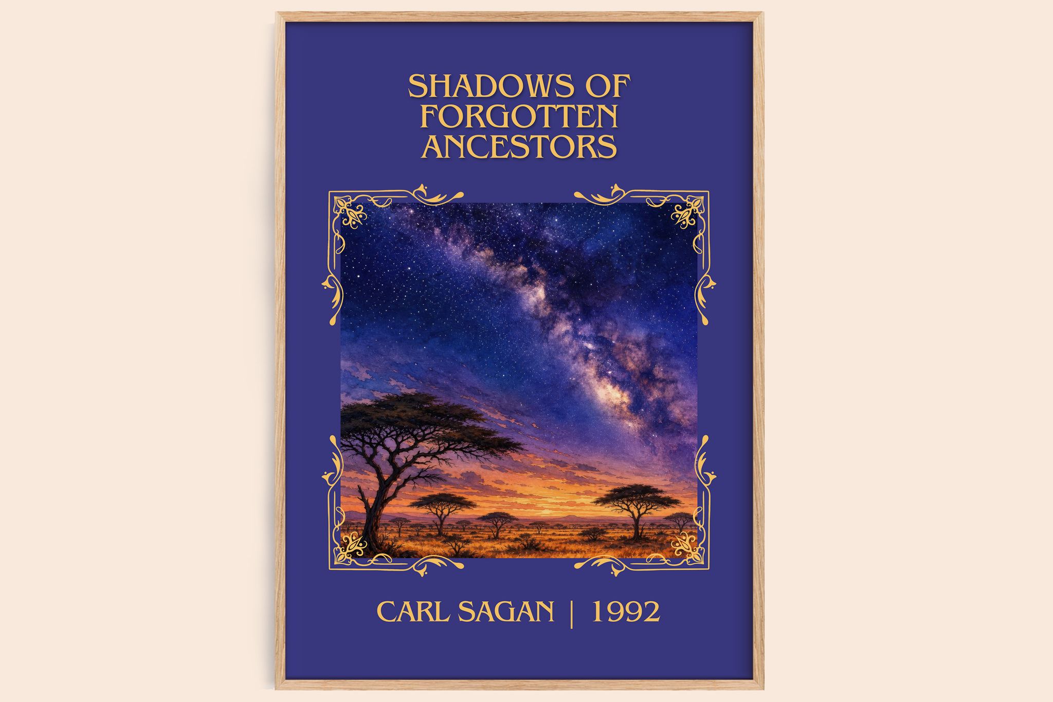 Shadows of Forgotten Ancestors Classic Book Art Print by Carl Sagan
