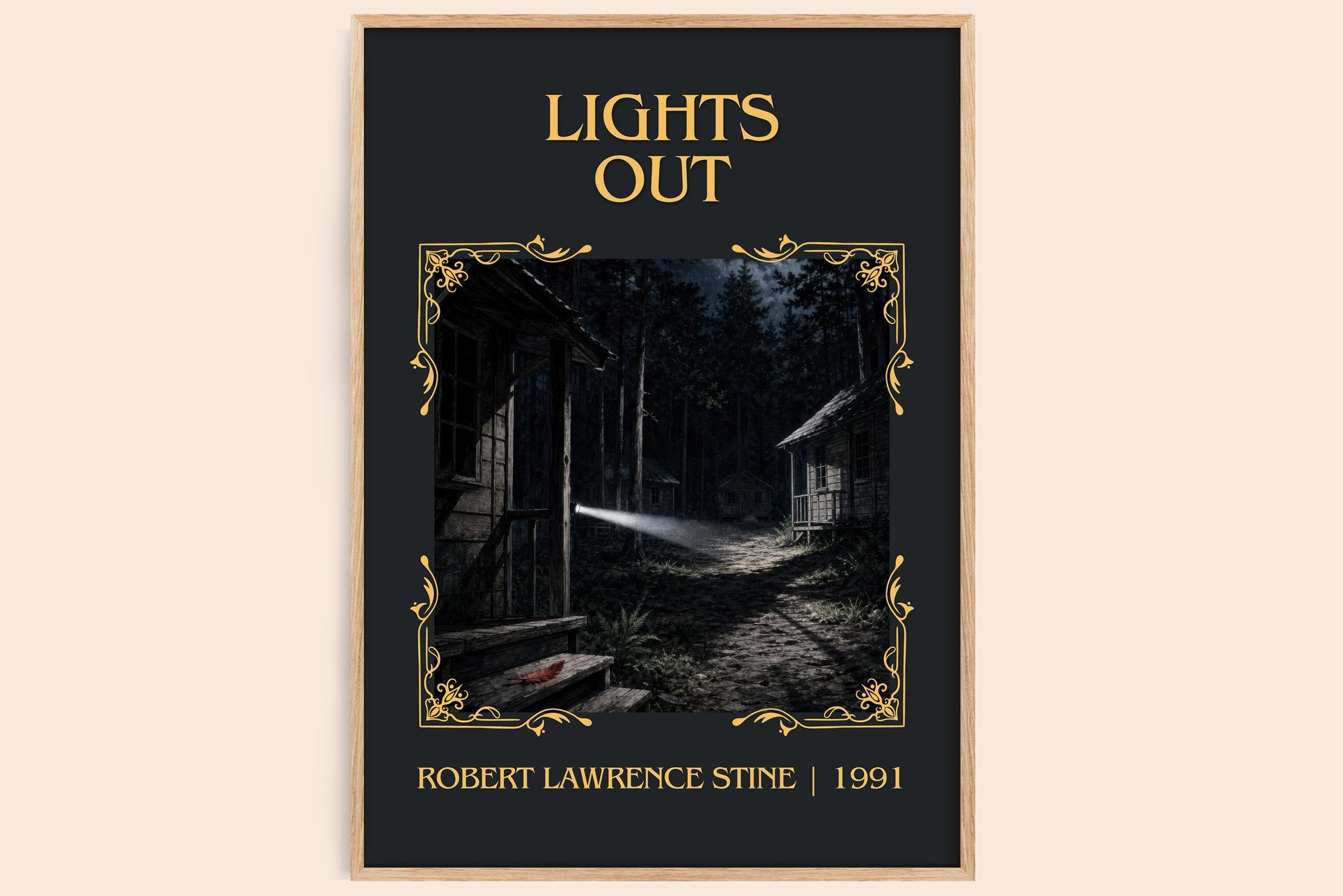 Lights Out Classic Book Art Print by Robert Lawrence Stine