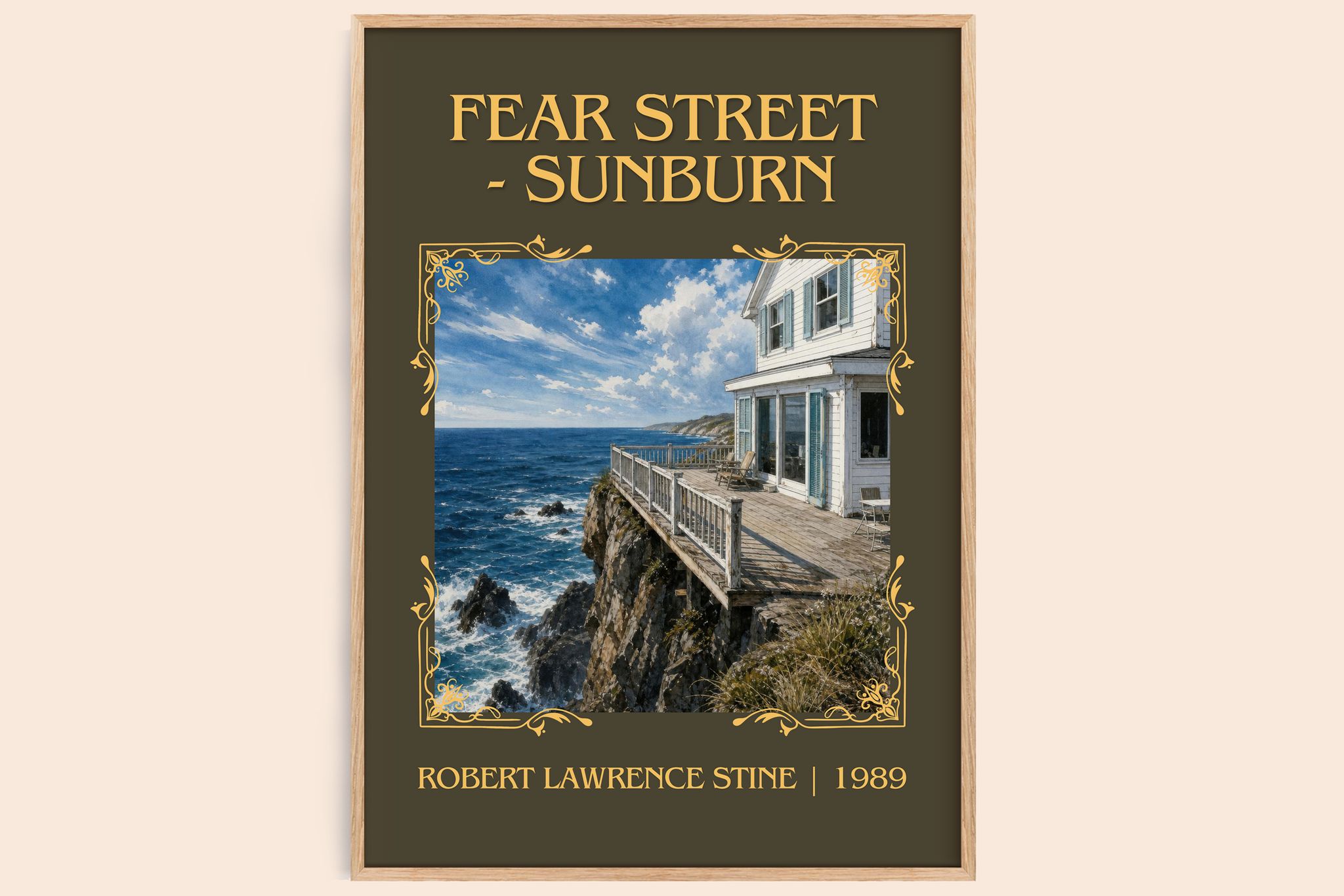 Fear Street - Sunburn Classic Book Art Print by Robert Lawrence Stine