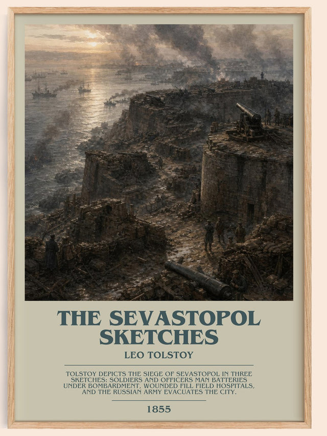 The Sevastopol Sketches Bookish Wall Art by Leo Tolstoy