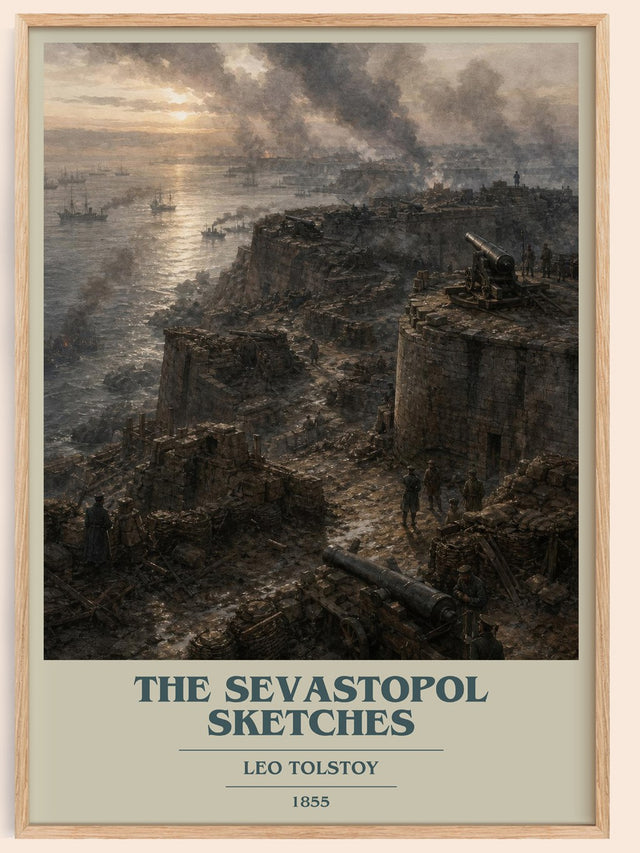 The Sevastopol Sketches Book Cover Poster by Leo Tolstoy